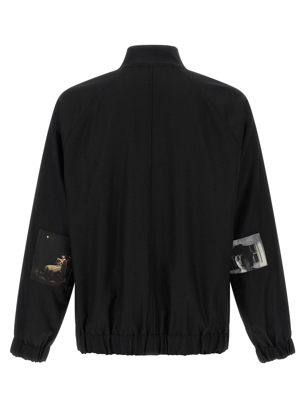 Schwarze Bomberjacke aus Wolle von Undercover