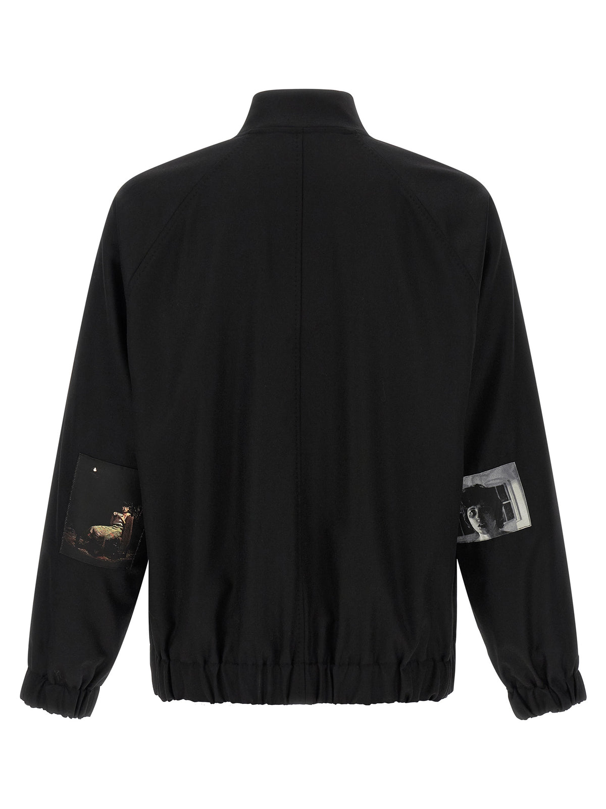 Schwarze Bomberjacke aus Wolle von Undercover
