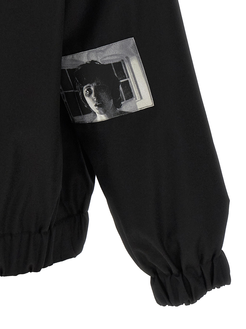 Schwarze Bomberjacke aus Wolle von Undercover