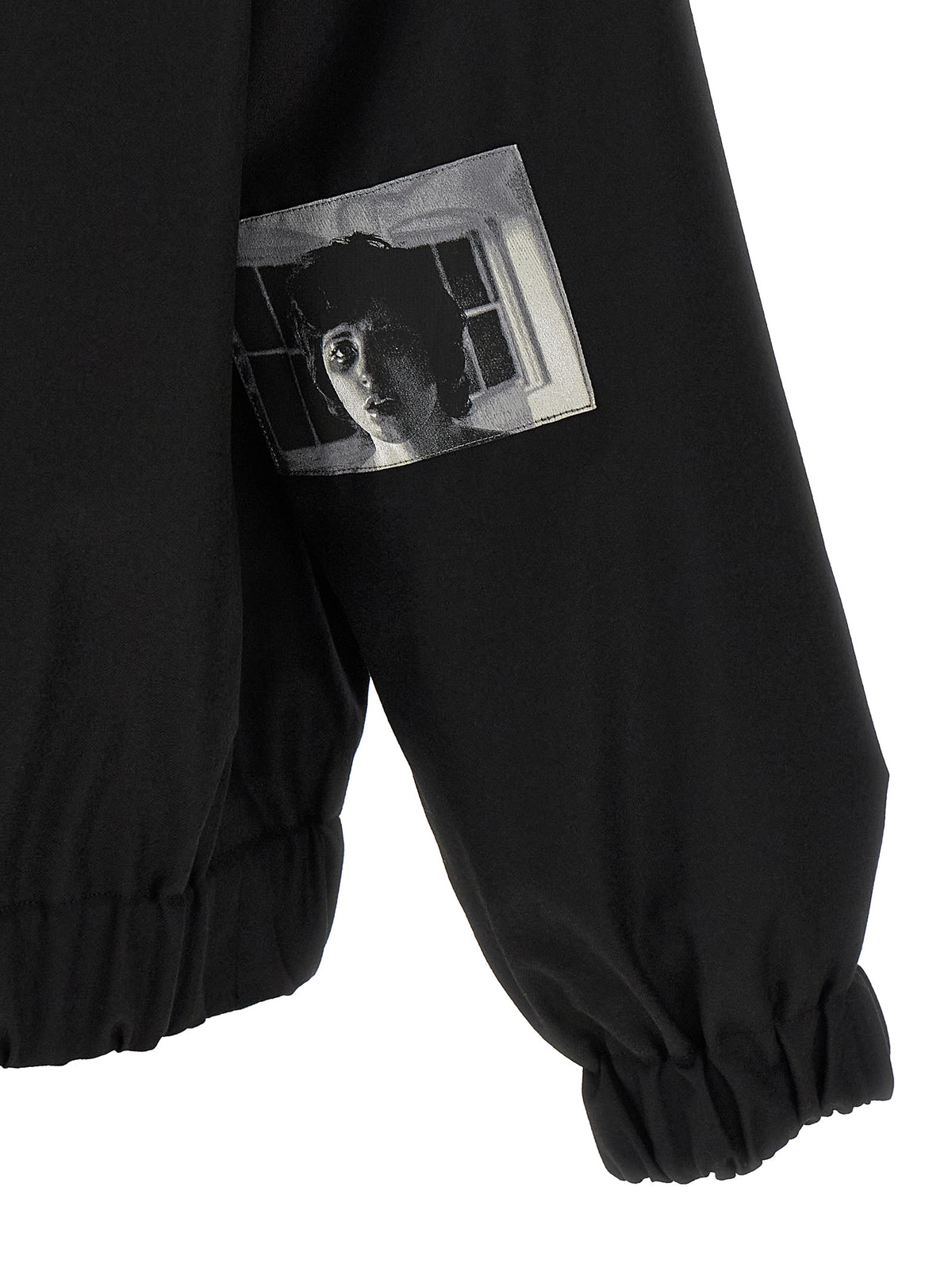 Schwarze Bomberjacke aus Wolle von Undercover