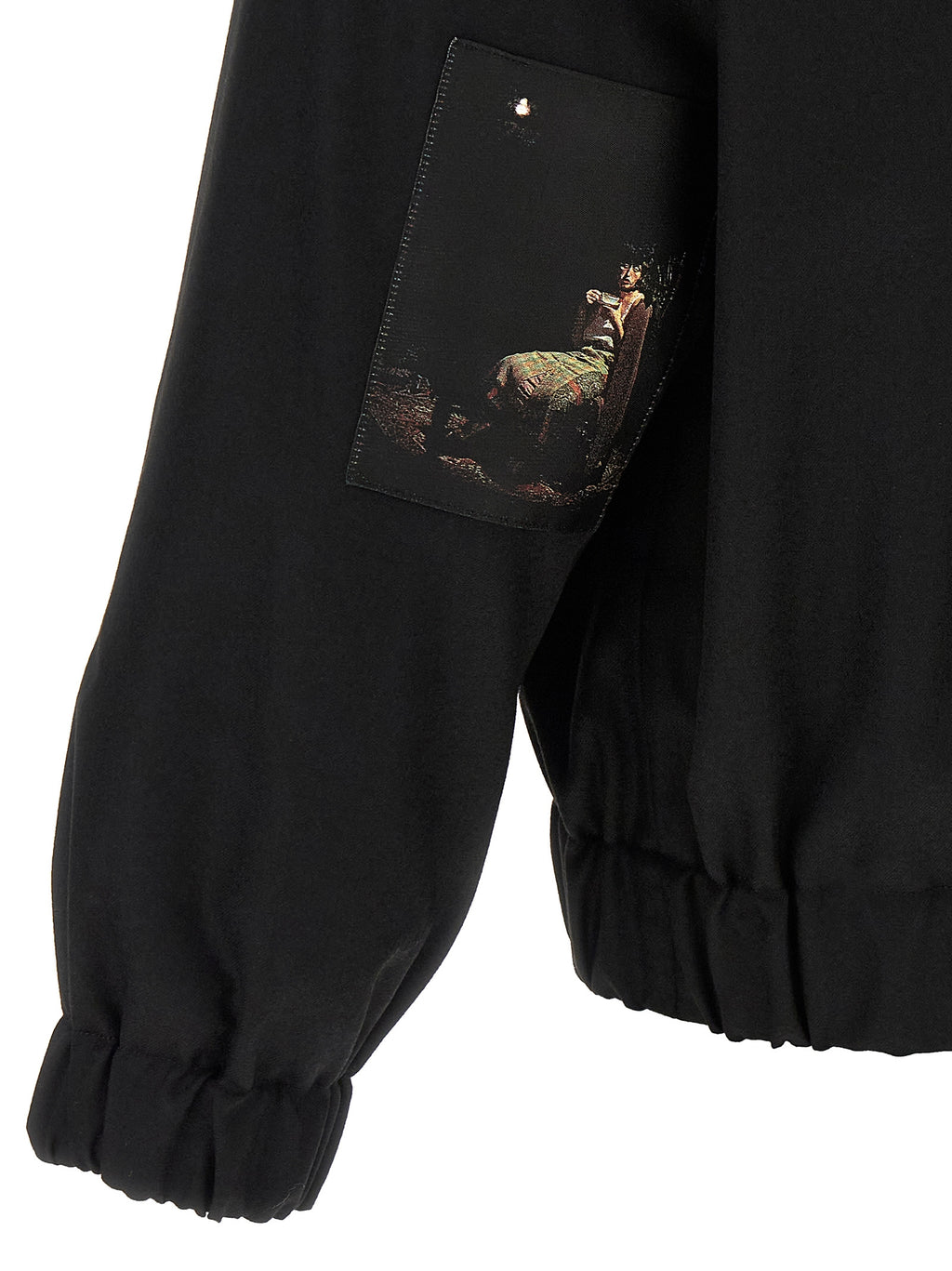 Schwarze Bomberjacke aus Wolle von Undercover