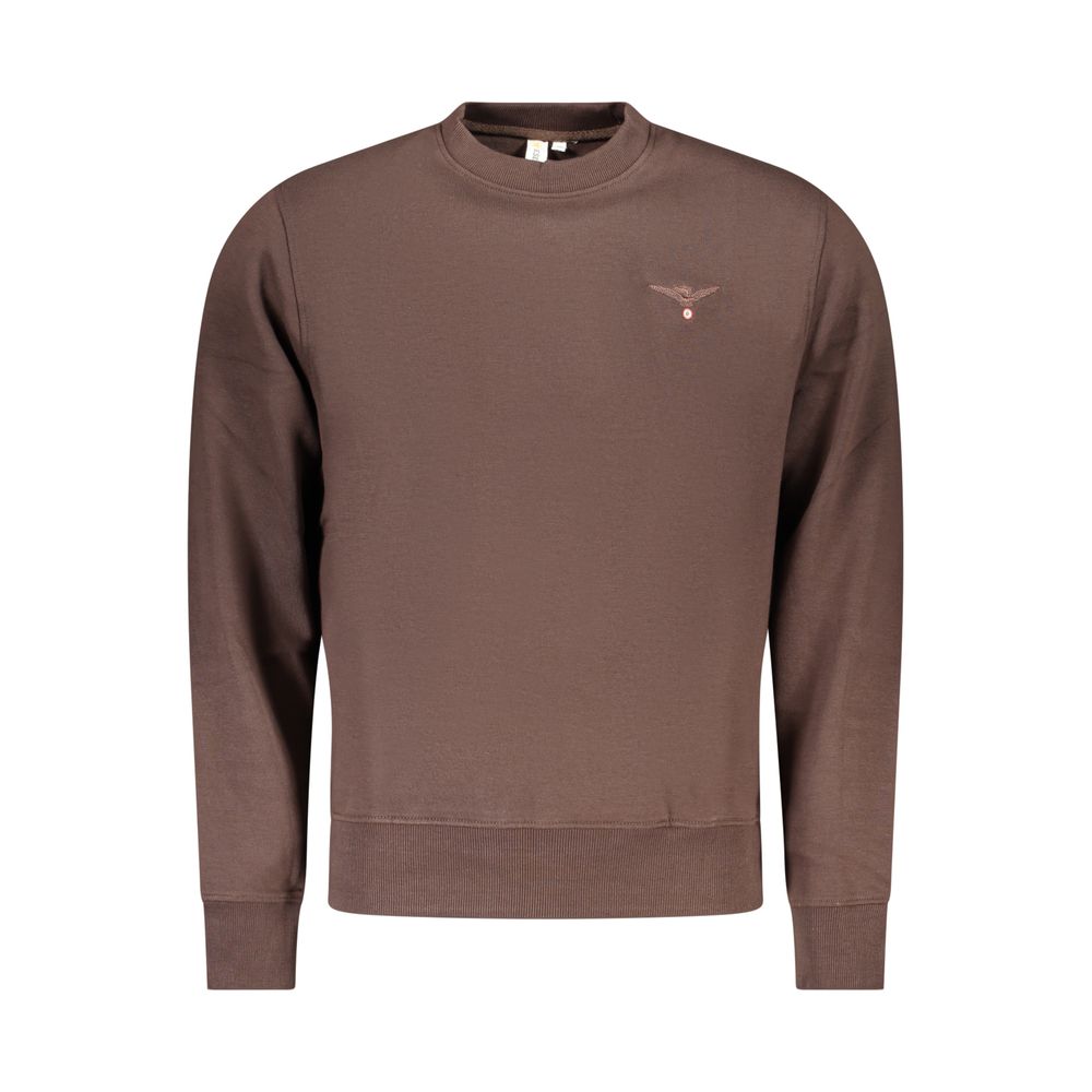 Accademia Militare Brown Cotton Men's Sweatshirt
