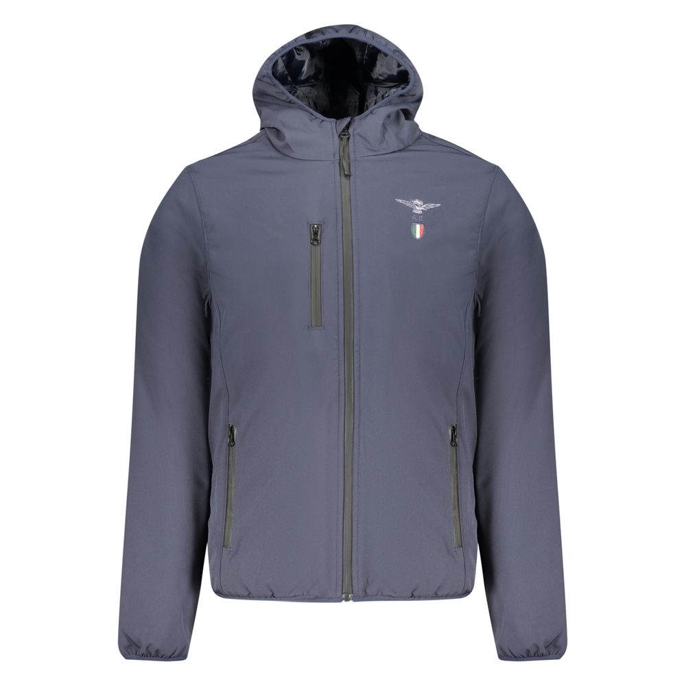 Accademia Militare Blue Polyester Men's Jacket