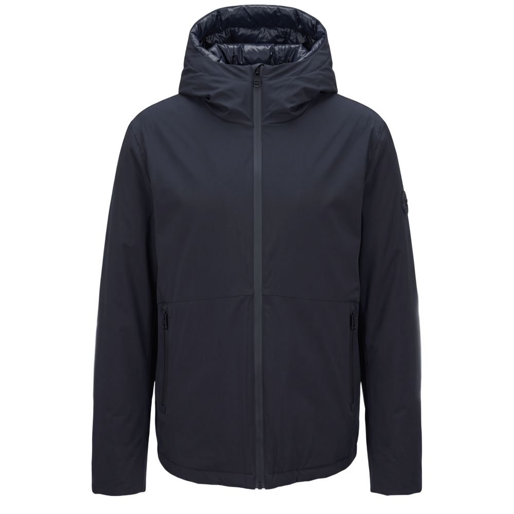 Baldinini Trend Blue Polyester Men Jacket