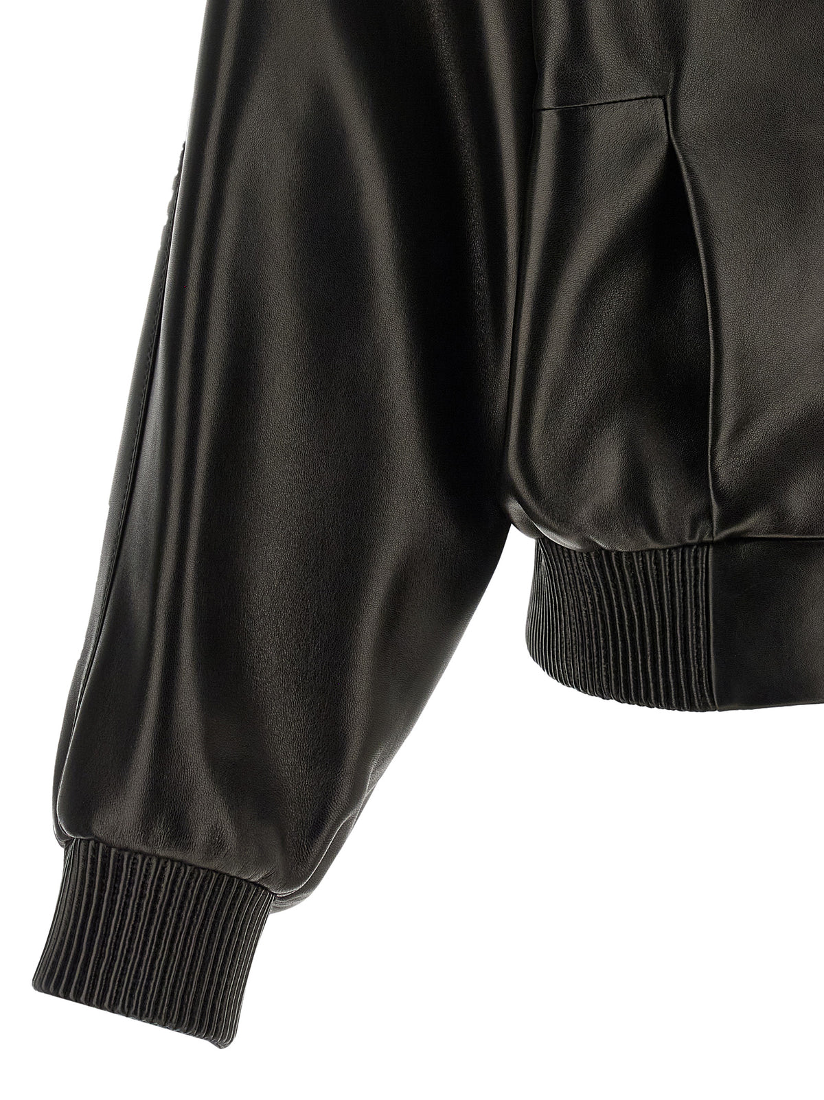 Khaite Black Lamb Leather Leather Jacket