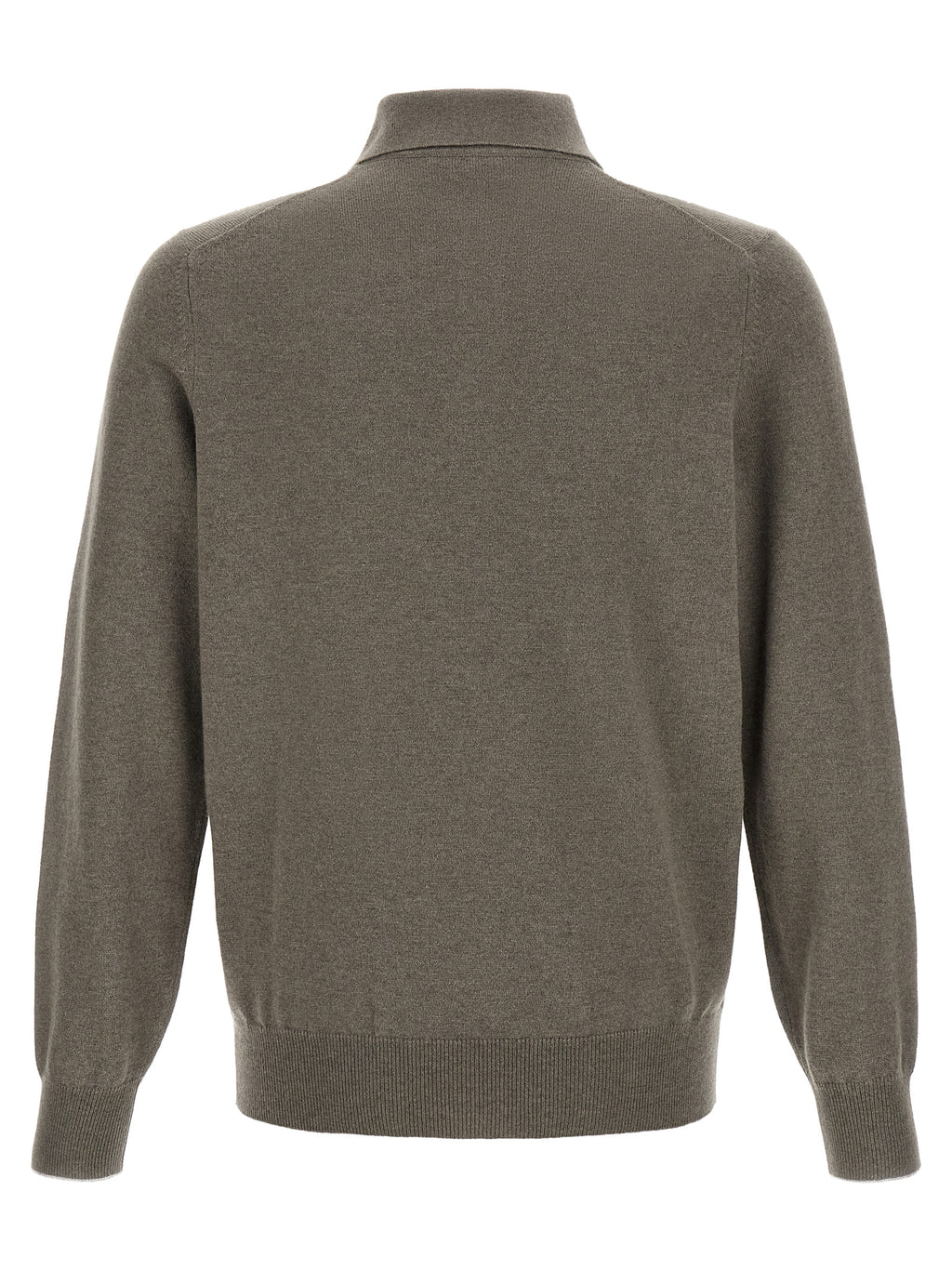 Brunello Cucinelli Bicolor Cashmere Polo Shirt