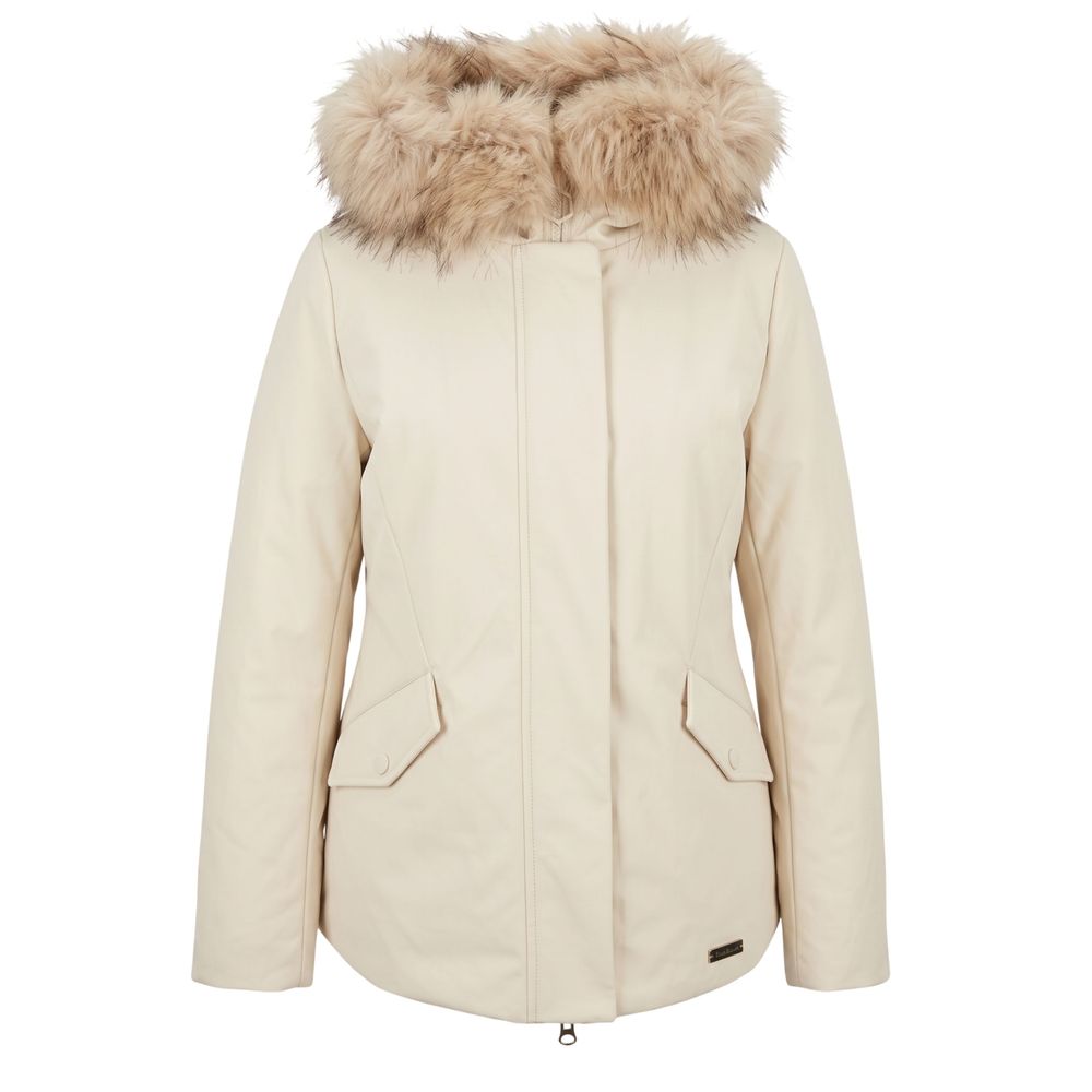 Baldinini Trend White Nylon Women Jacket