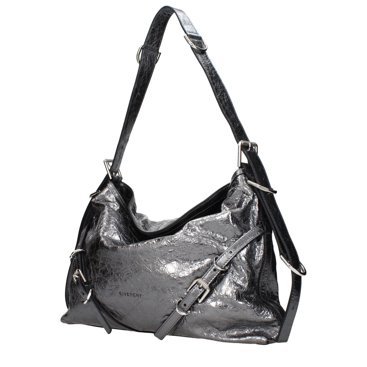 Givenchy Gray Leather Shoulder Bag