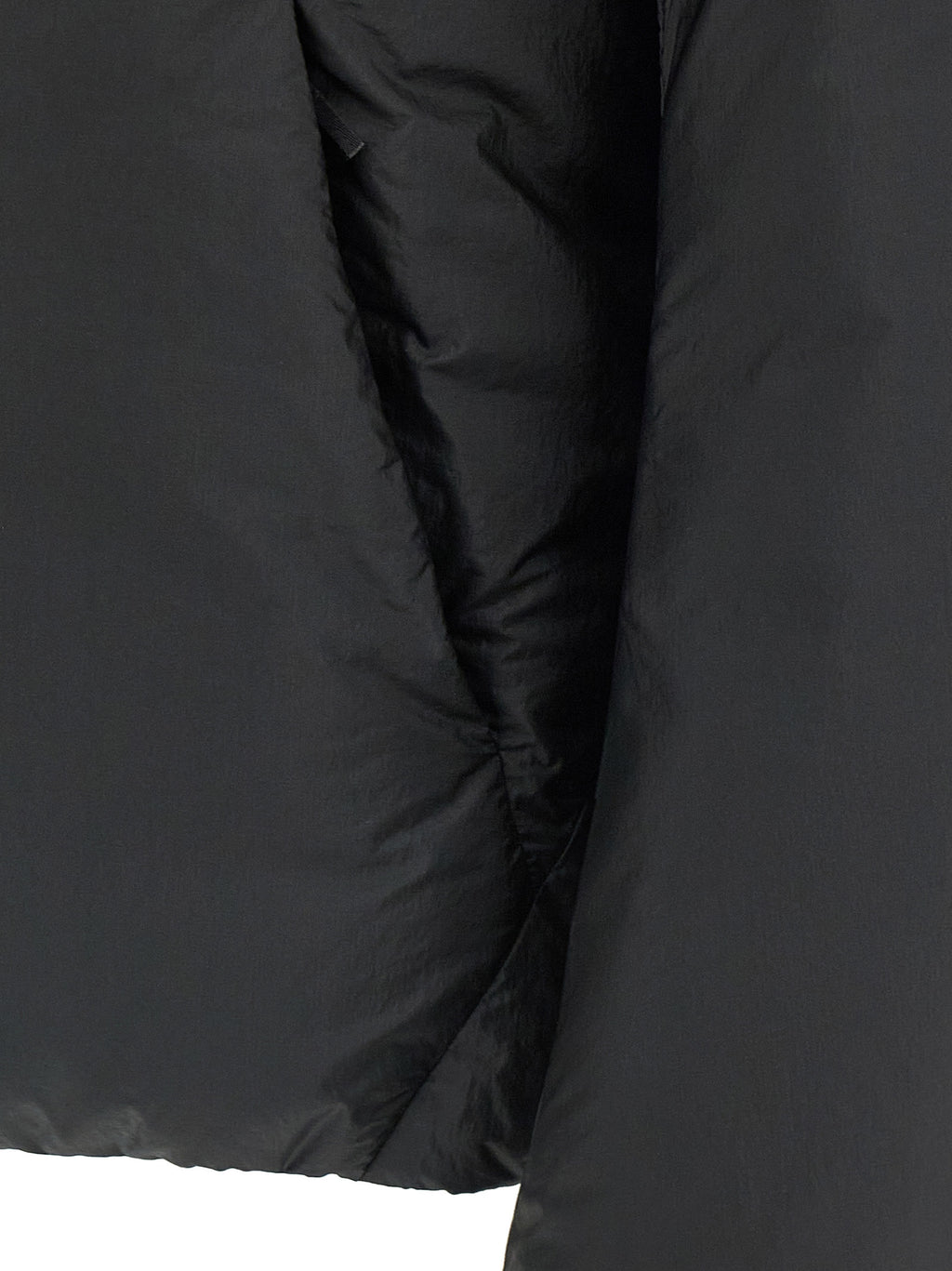 Arc'teryx Veilance Black Nylon Full-Length Jacket