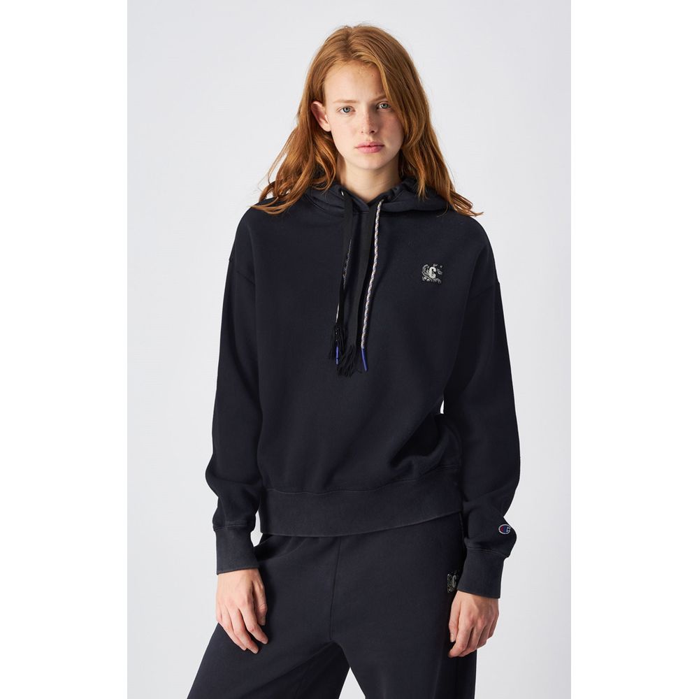Champion Black Cotton Sweatshirt