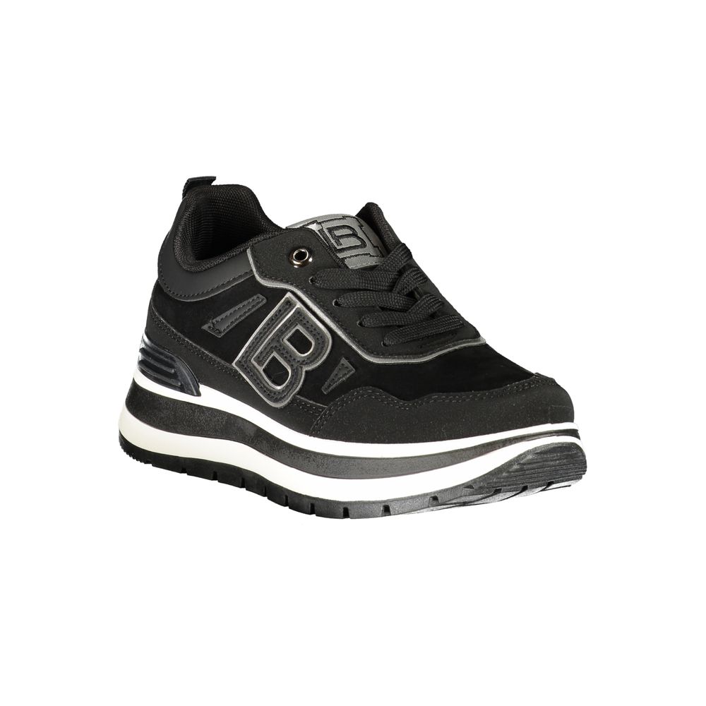 Laura Biagiotti Black Polyurethane Women's Sneaker