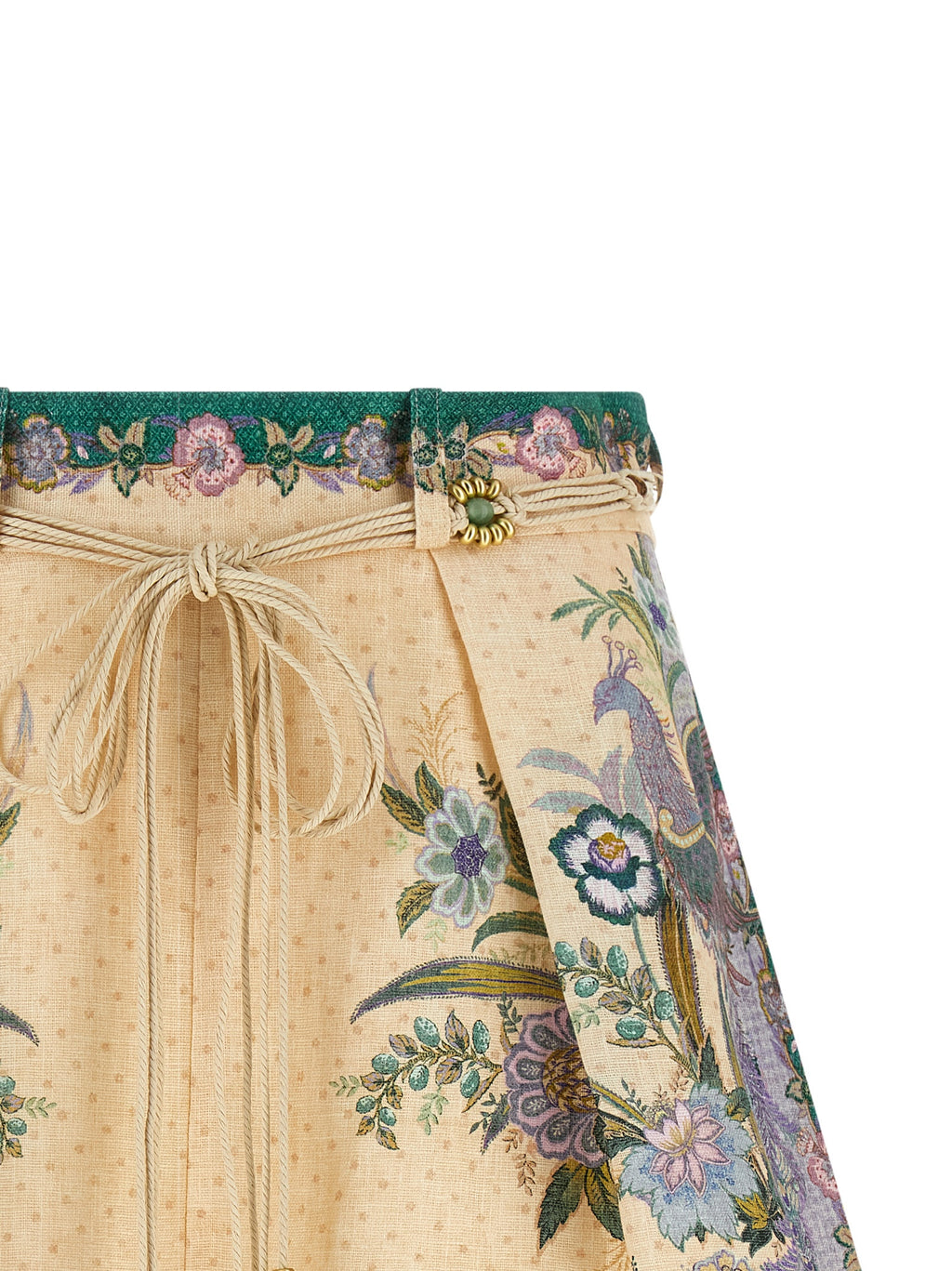 Zimmermann Multicolor Linen Bermuda Shorts
