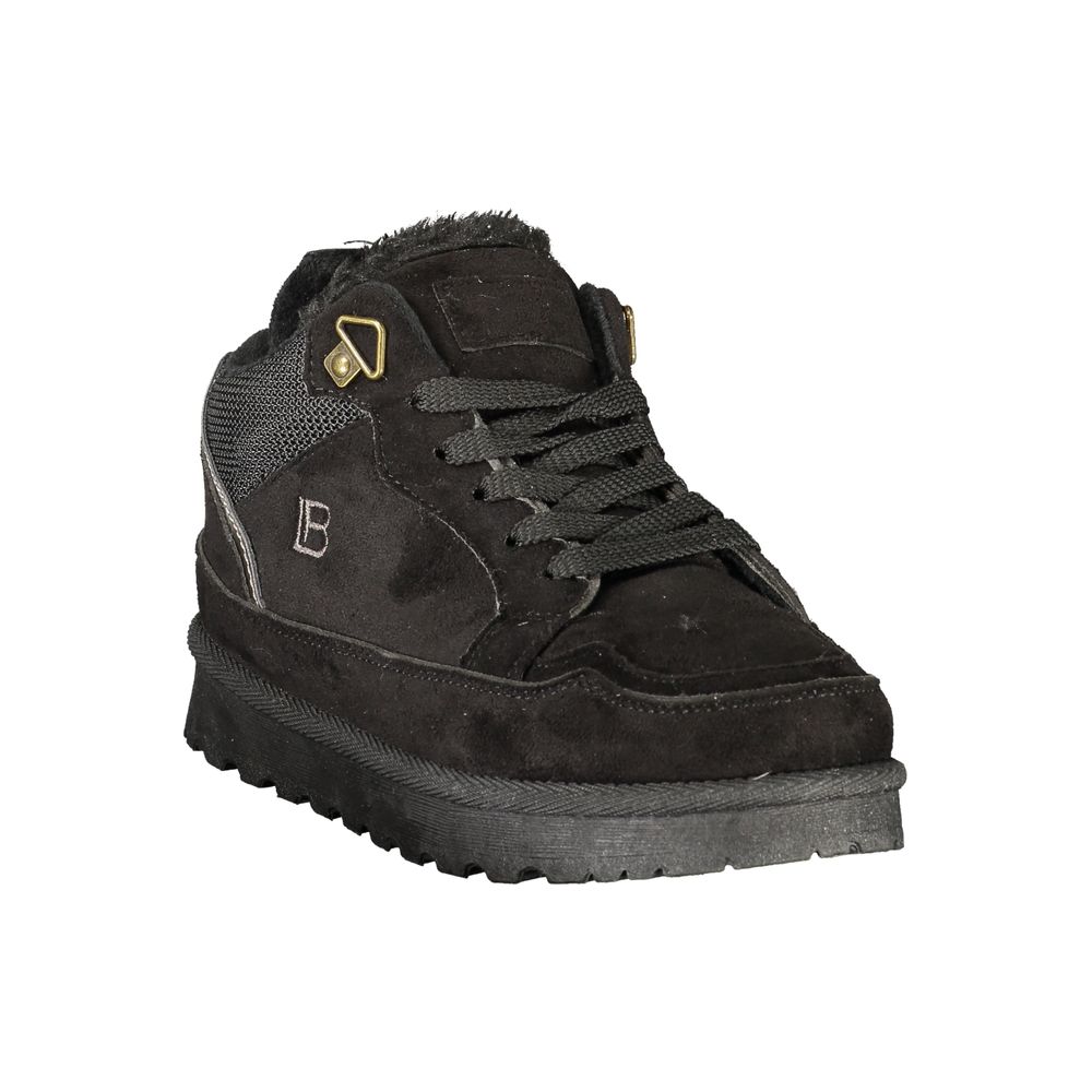 Laura Biagiotti Black Polyurethane Women's Sneaker
