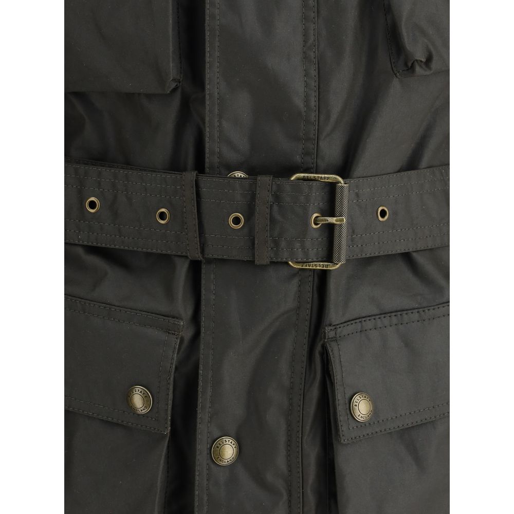Belstaff Bicolor Cotton Full-Length Jacket
