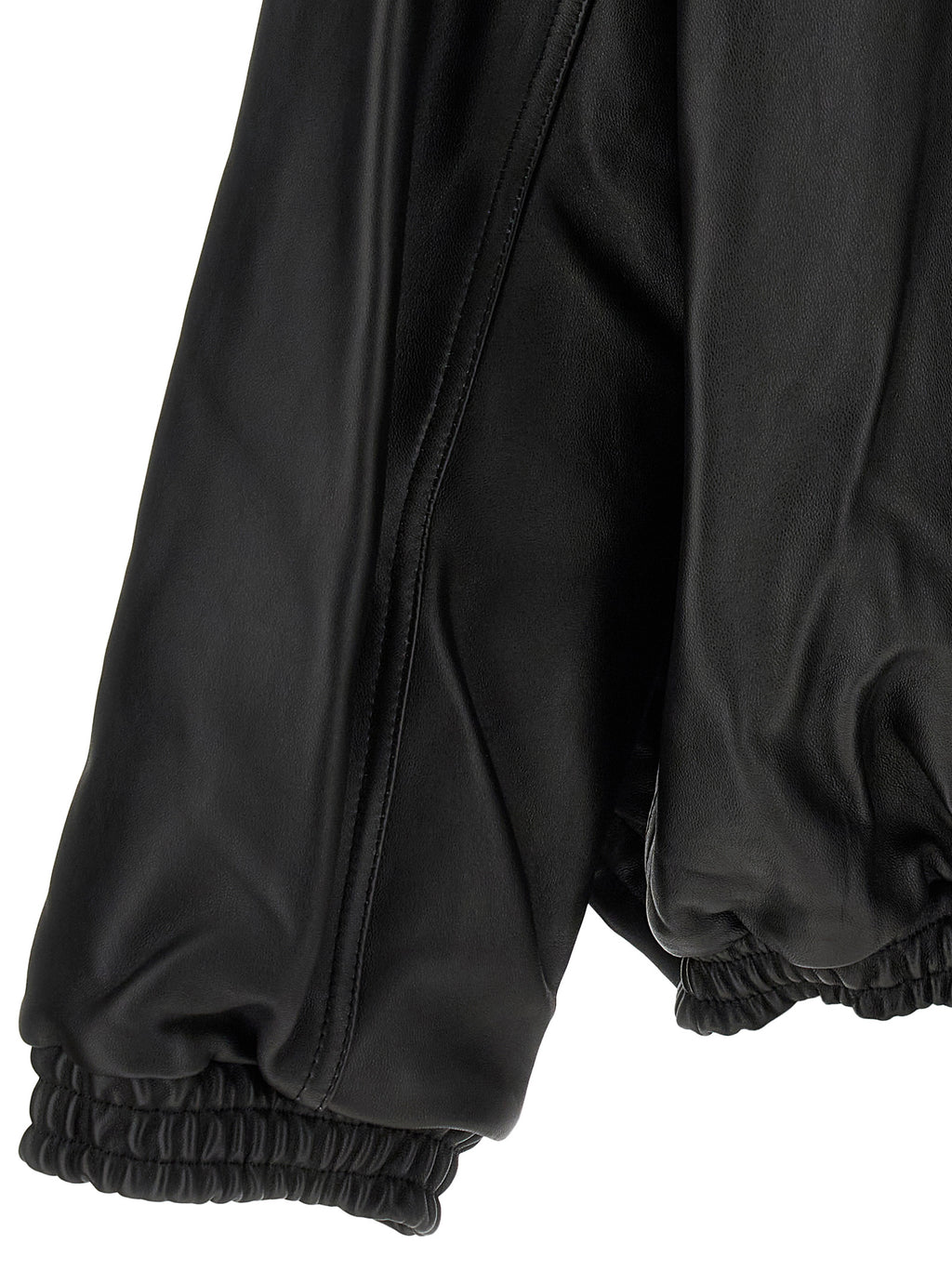 SSSTEIN Black Lambskin Leather Jacket