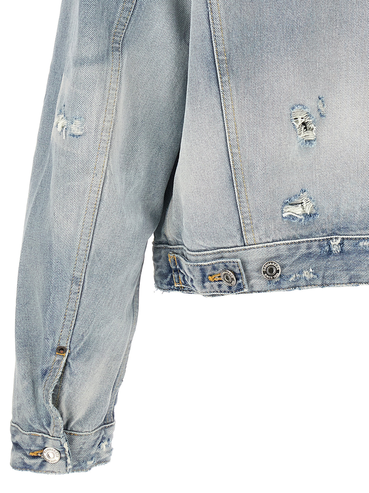 Dsquared² Blue Cotton Denim Jacket