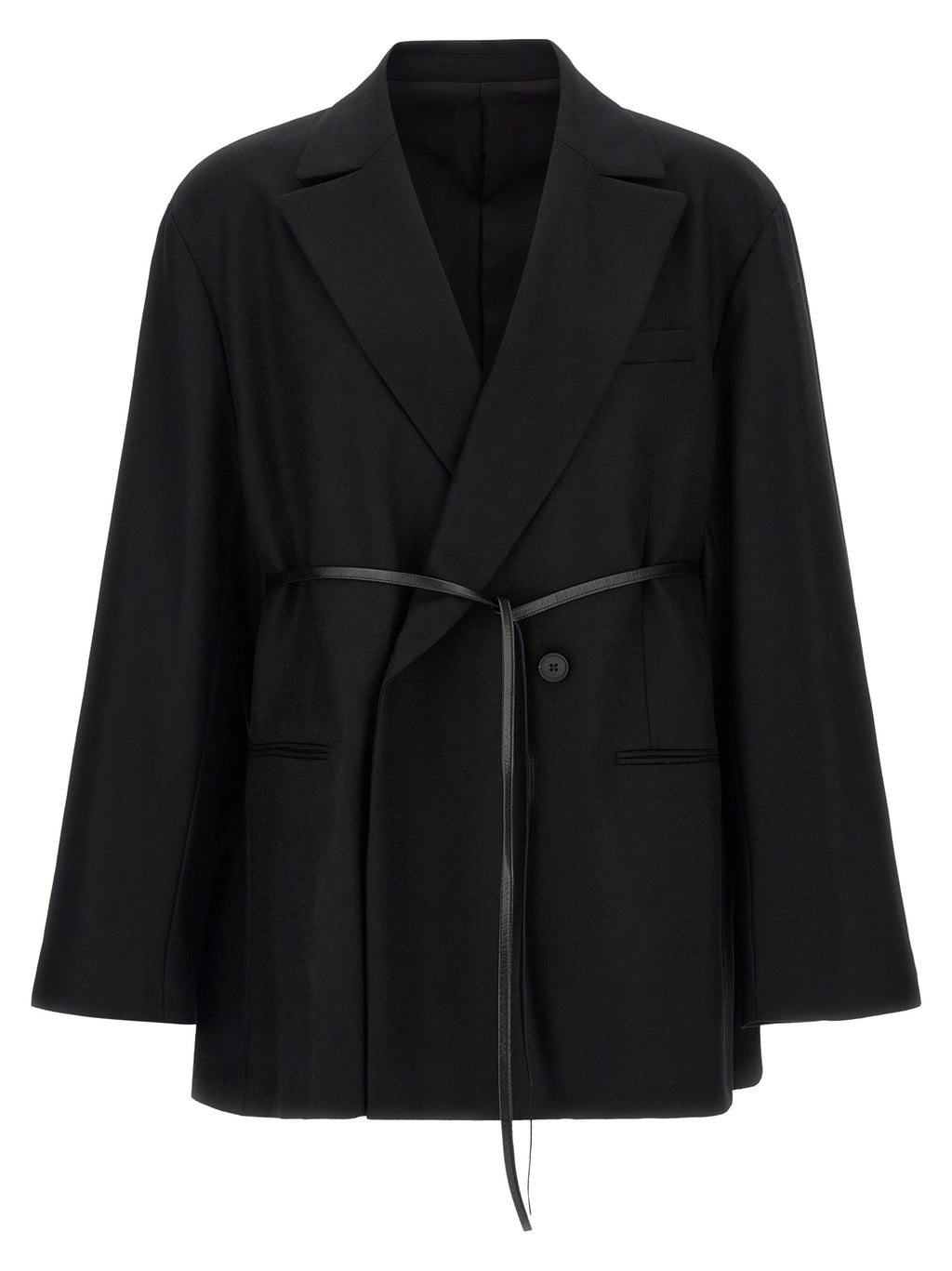 SSSTEIN Black Wool Blazer
