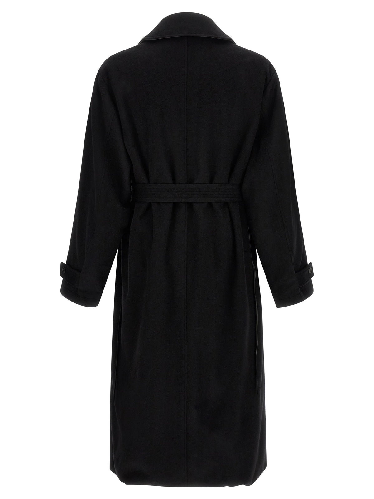 SSSTEIN Black Wool Coat