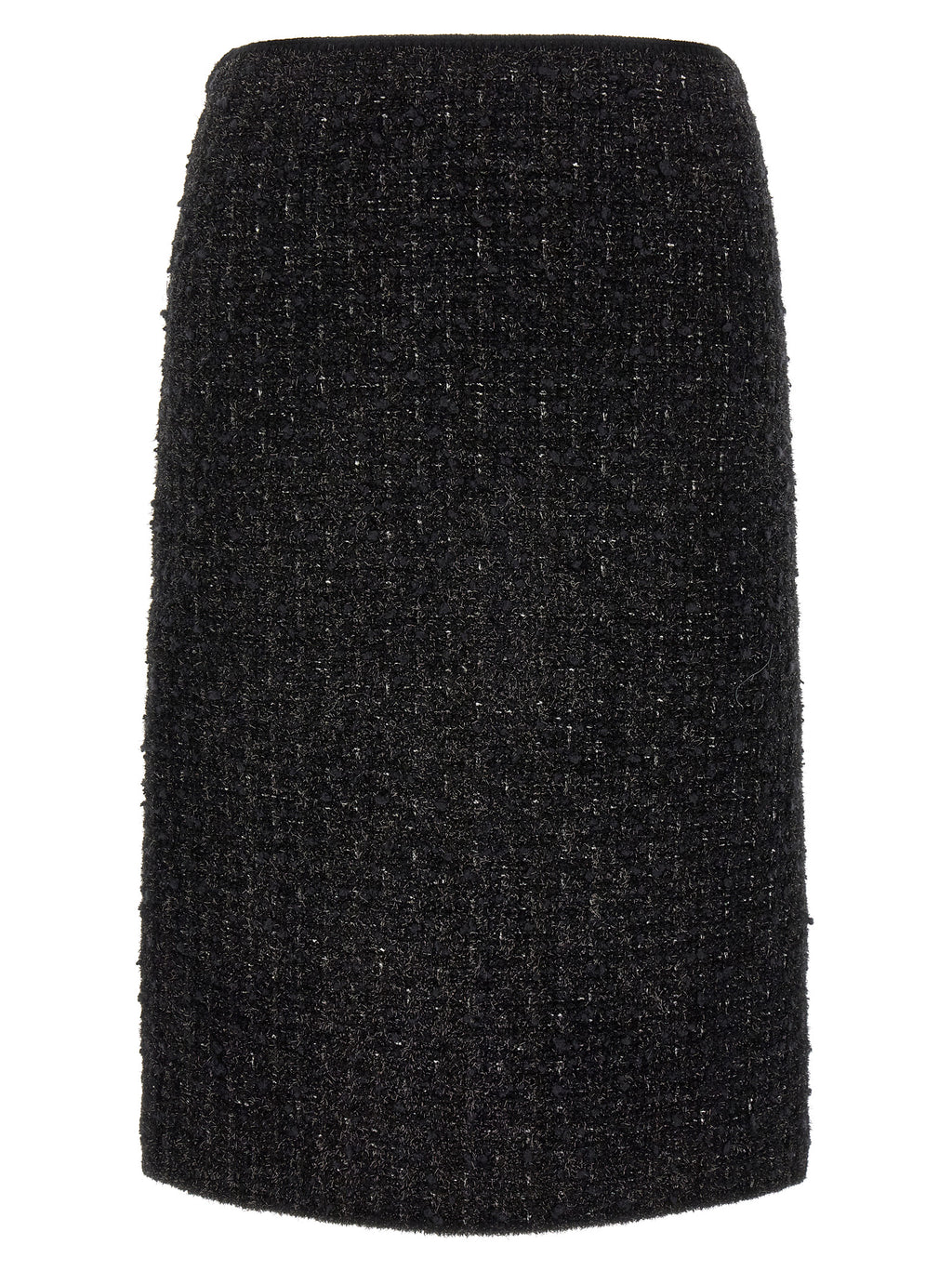 Tory Burch Black Viscose Long Skirt