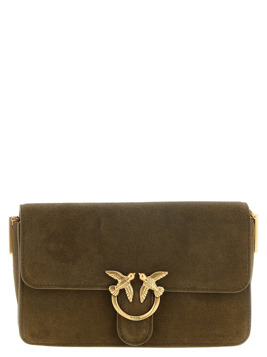 PINKO Bicolor Calfskin Shoulder Bag