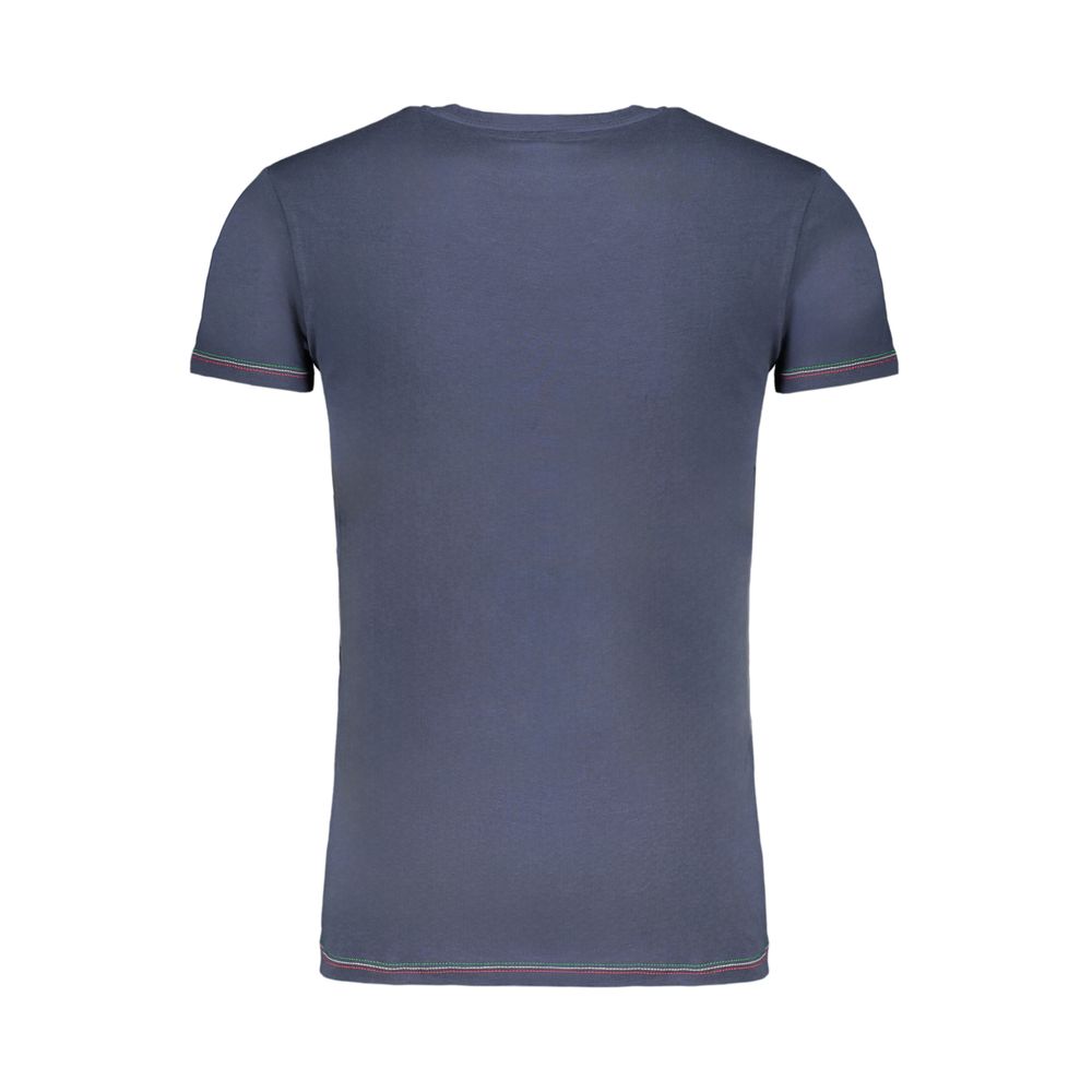 Aeronautica Militare Blue Cotton Men's T-Shirt