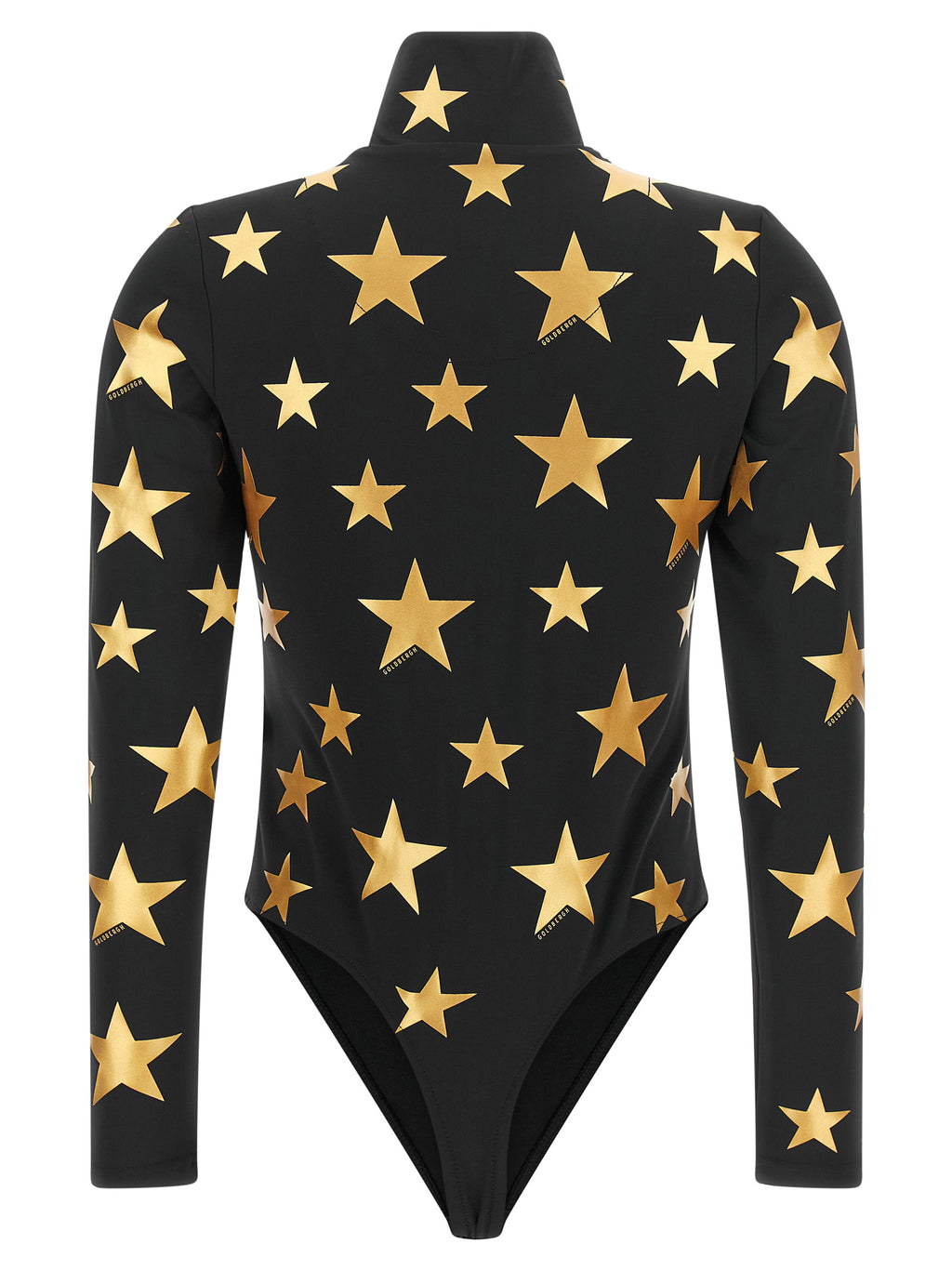 GOLDBERGH Gold Polyester Bodysuit