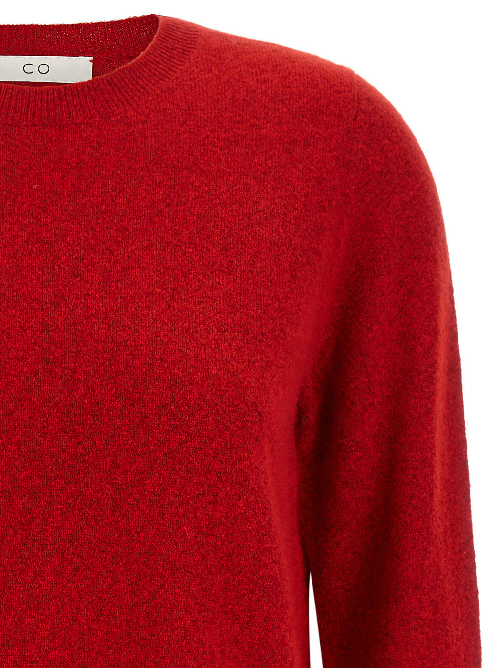 CO Red Cashmere Cardigan