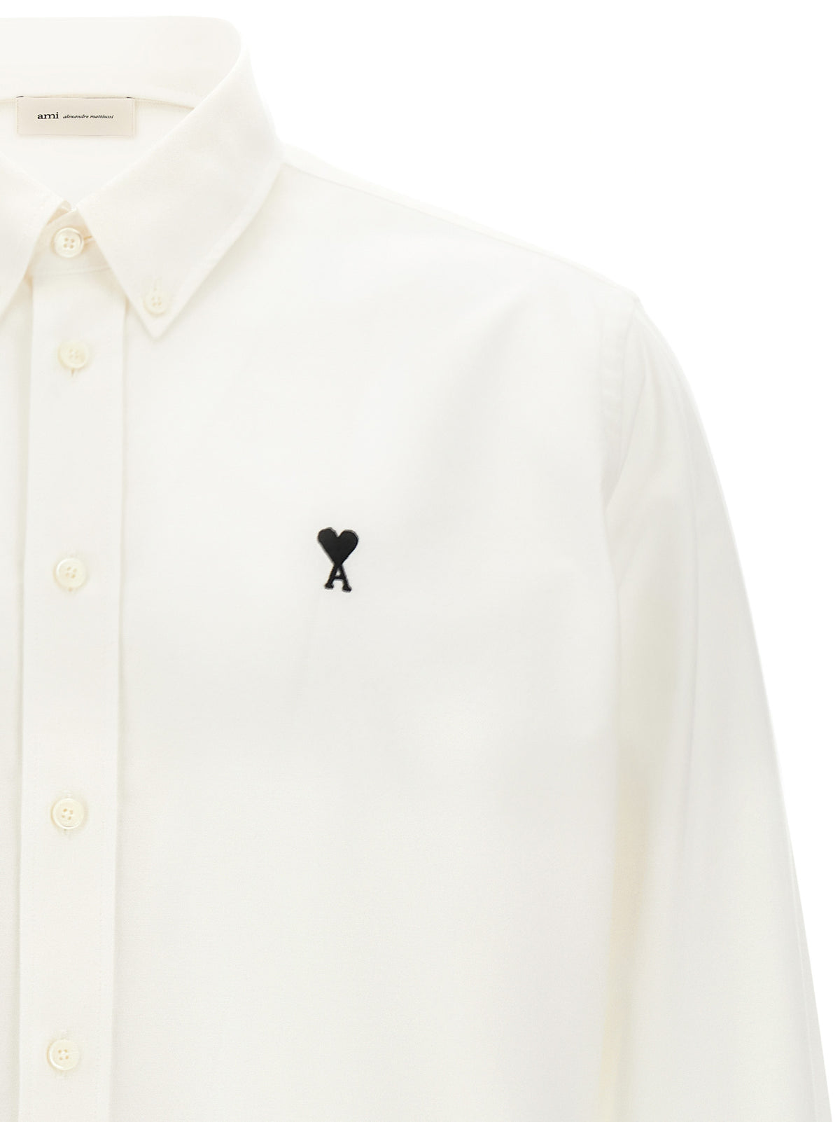 Ami Paris White Cotton Blouse