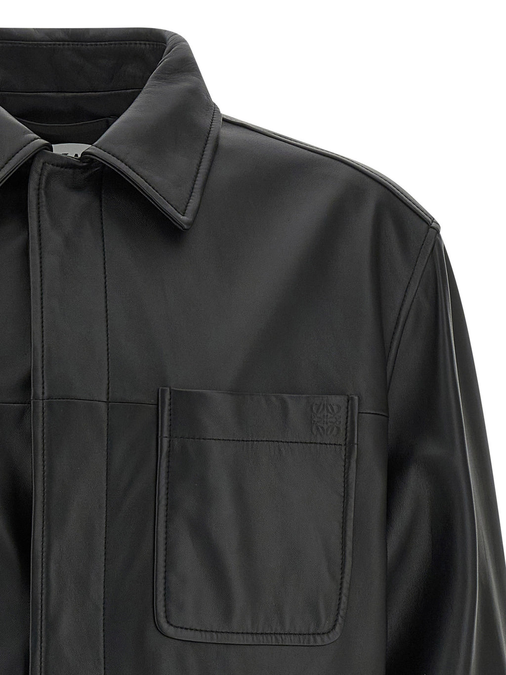 Loewe Black Lamb Leather Leather Jacket