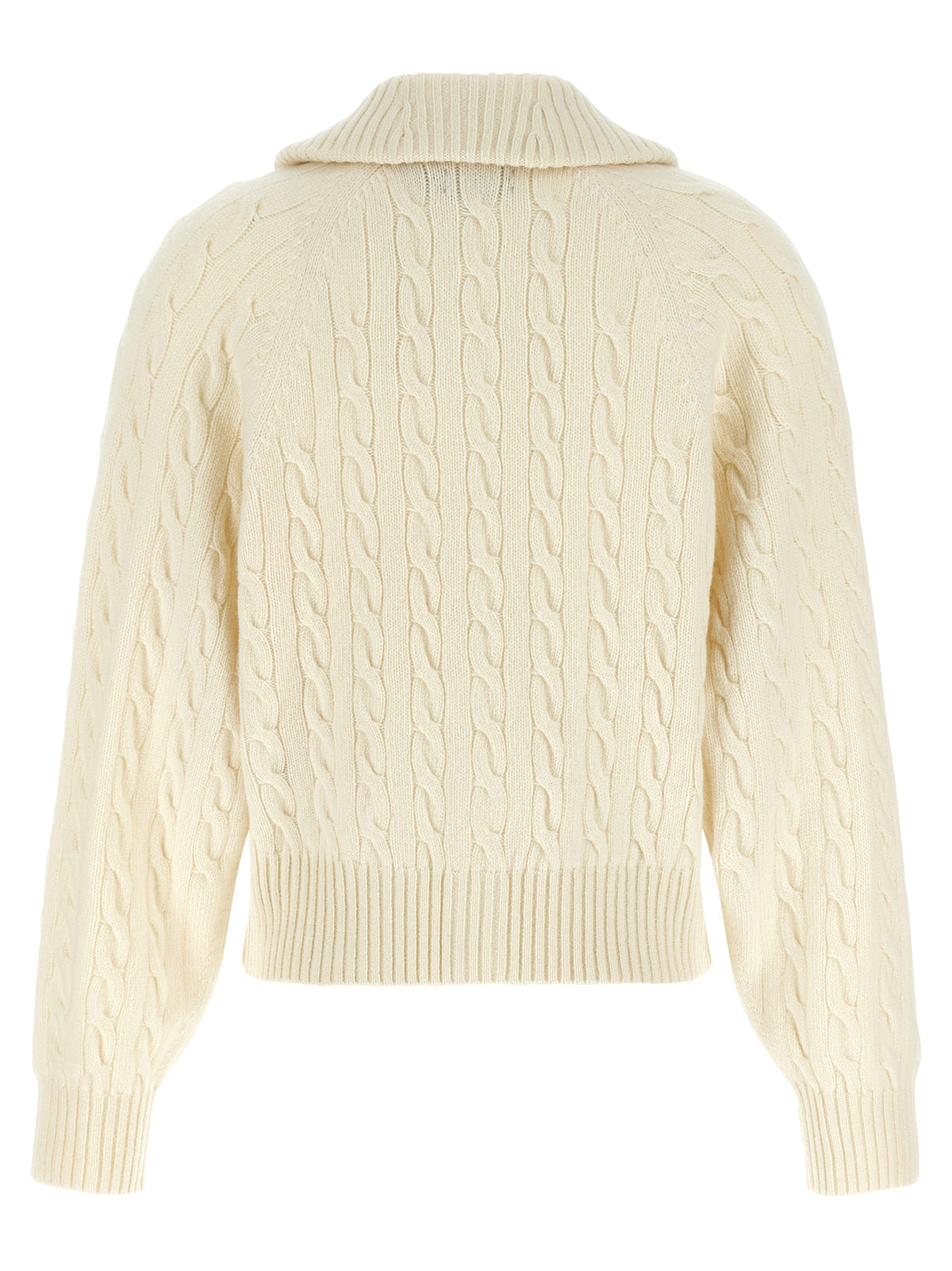 Polo Ralph Lauren White Wool Cardigan
