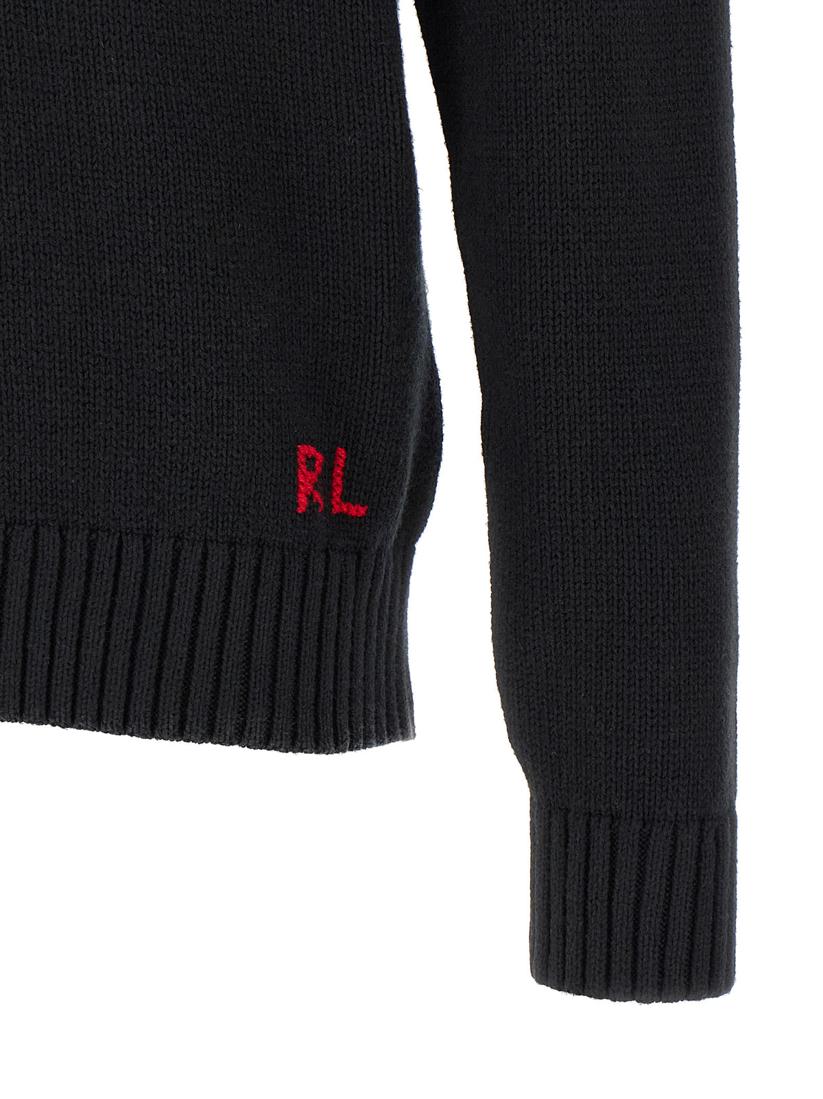 Polo Ralph Lauren Black Cotton Cardigan