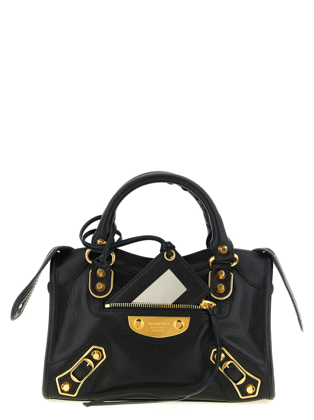 Balenciaga Black Goatskin Handbag