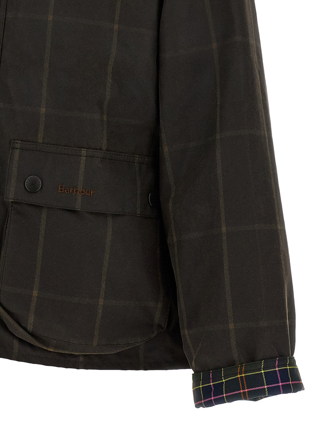 Barbour Brown Cotton Full-Length Jacket