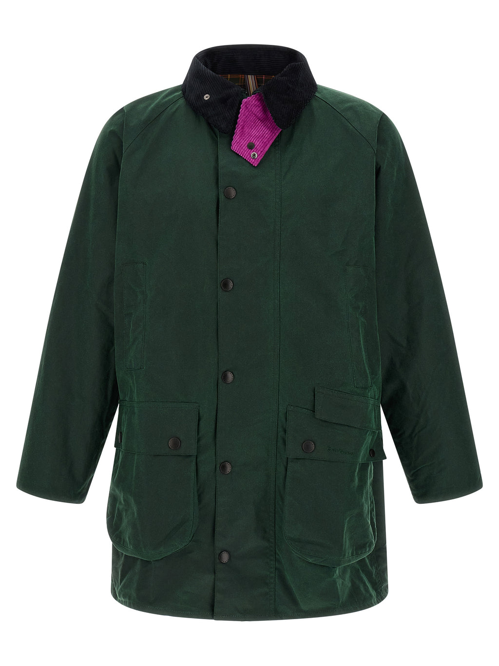 Barbour Bicolor Cotton Full-Length Jacket