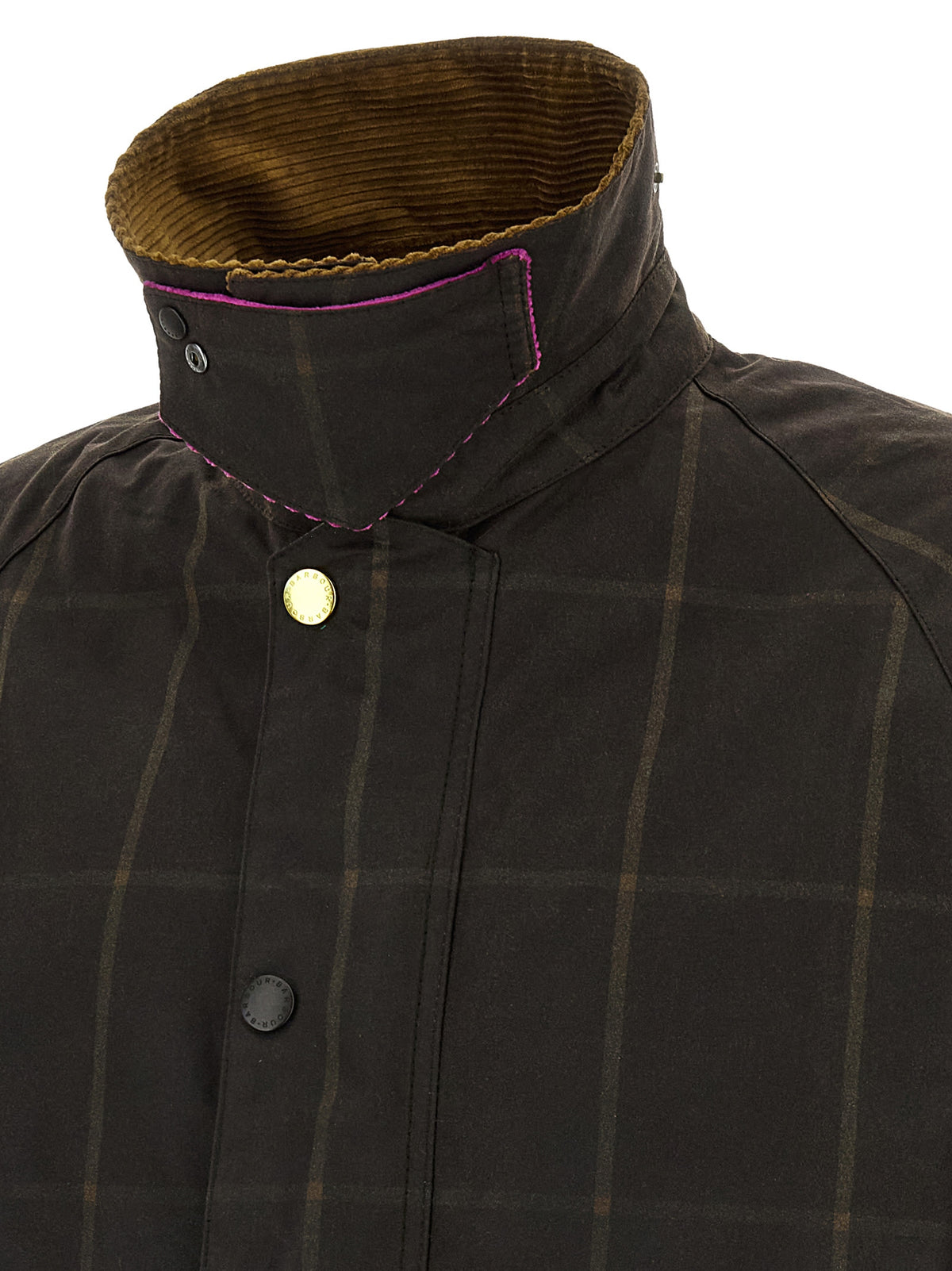 Barbour Brown Cotton Full-Length Jacket