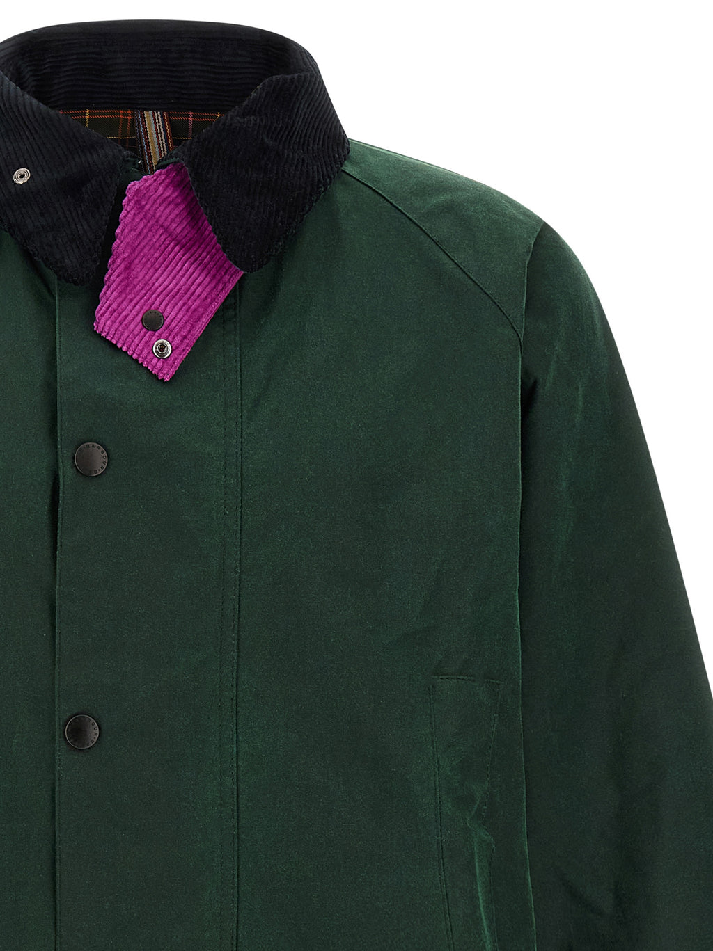 Barbour Bicolor Cotton Full-Length Jacket