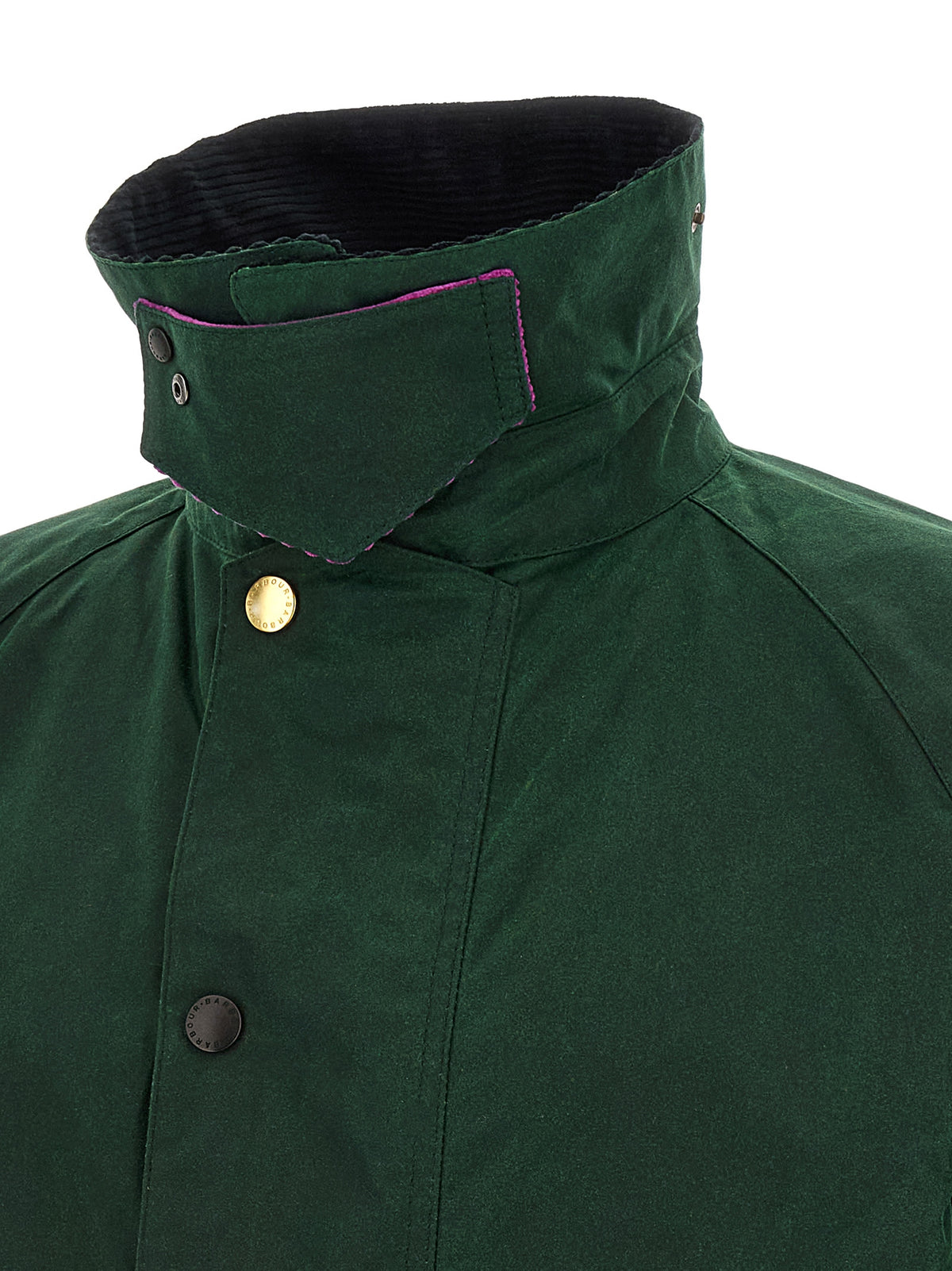 Barbour Bicolor Cotton Full-Length Jacket