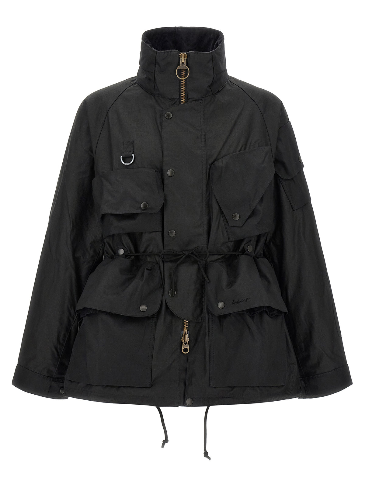Barbour Black Cotton Shell Jacket