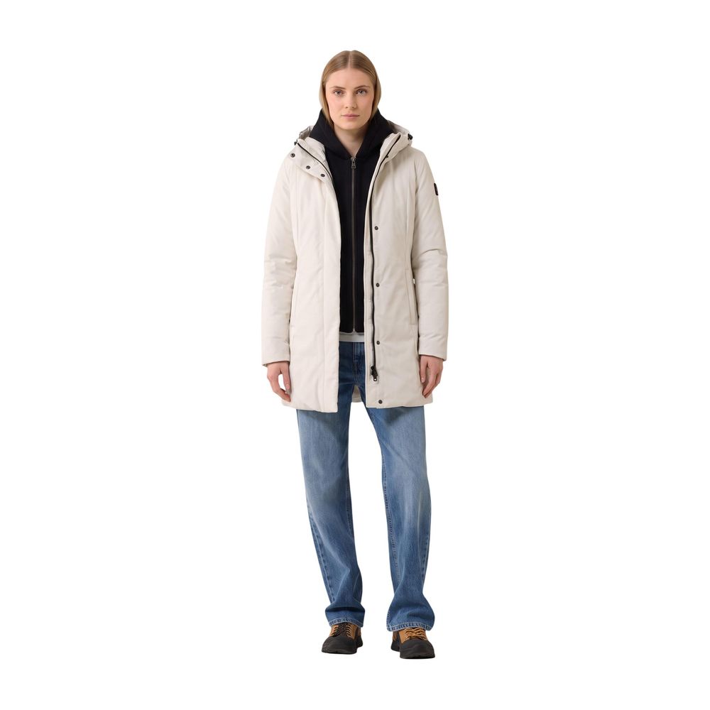 Refrigiwear Cream Polyester Full-Length Jacket