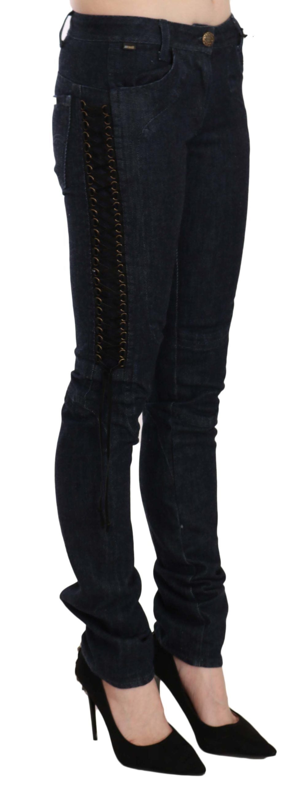 Just Cavalli Black Skinny Pants for Women alternate view