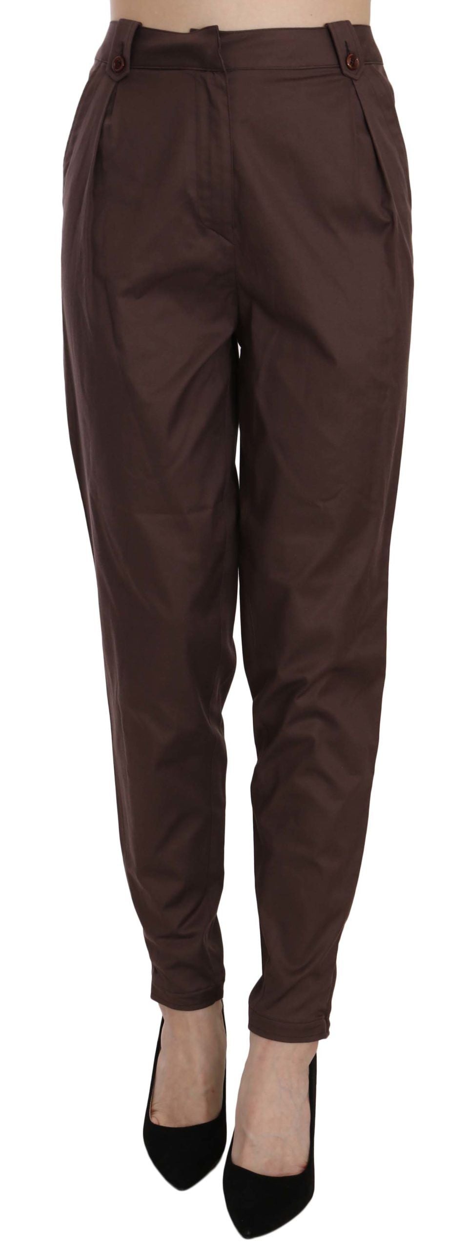 Just Cavalli Brown Casual Pants for Women