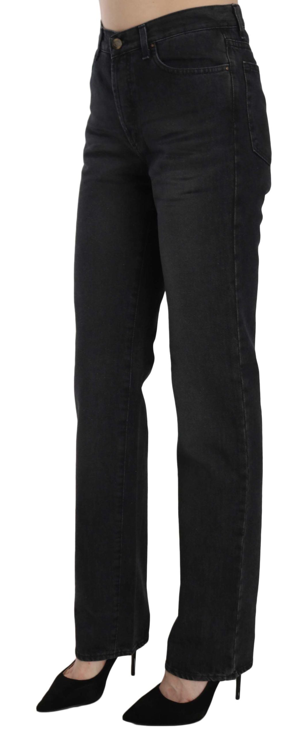 Just Cavalli Black Straight Leg Jeans for Women alternate view