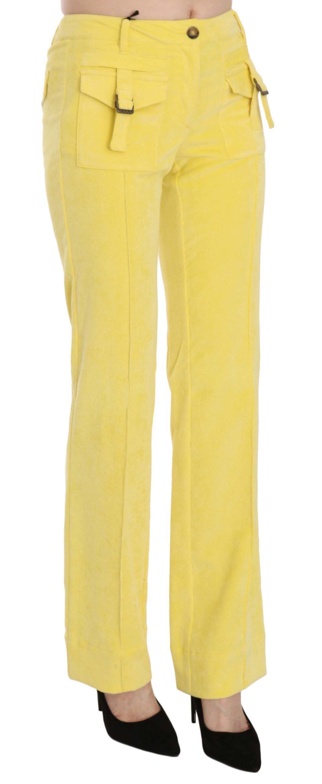 Just Cavalli Yellow Casual Pants for Women alternate view