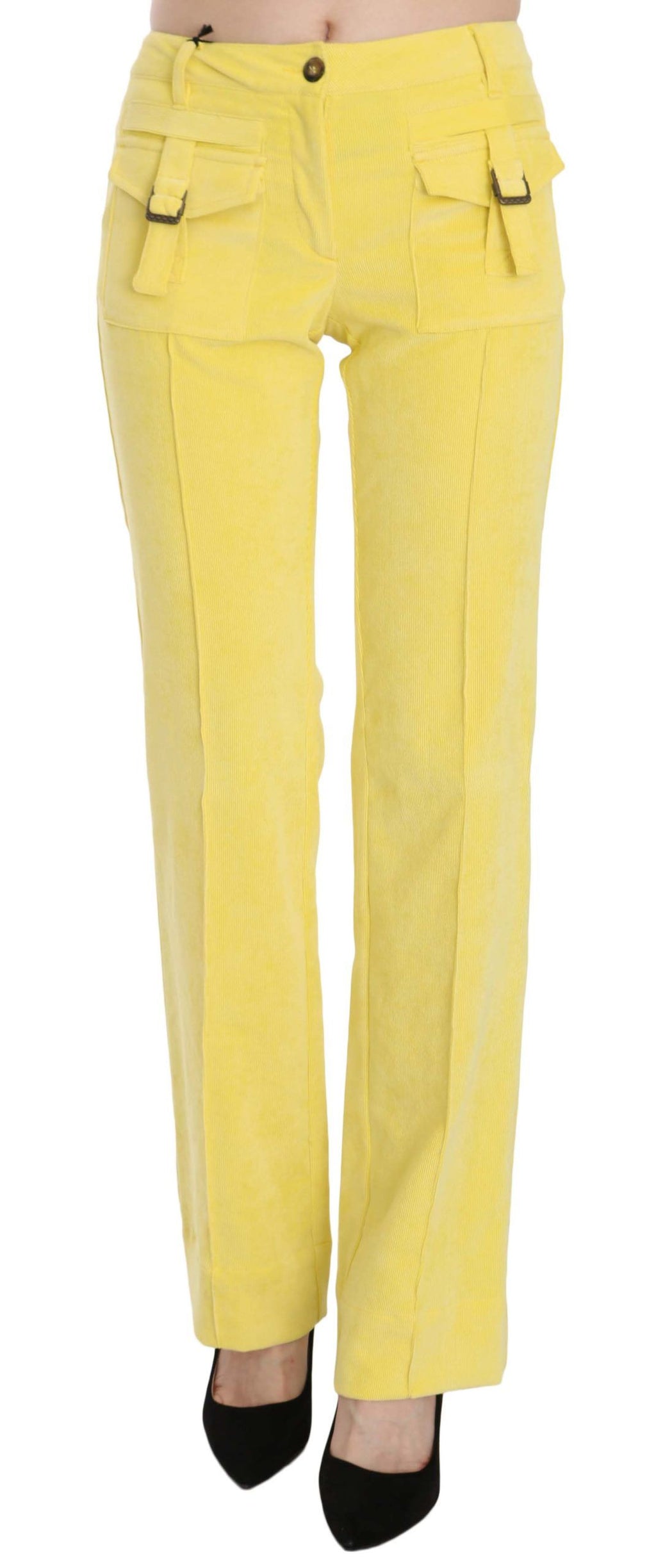 Just Cavalli Yellow Casual Pants for Women