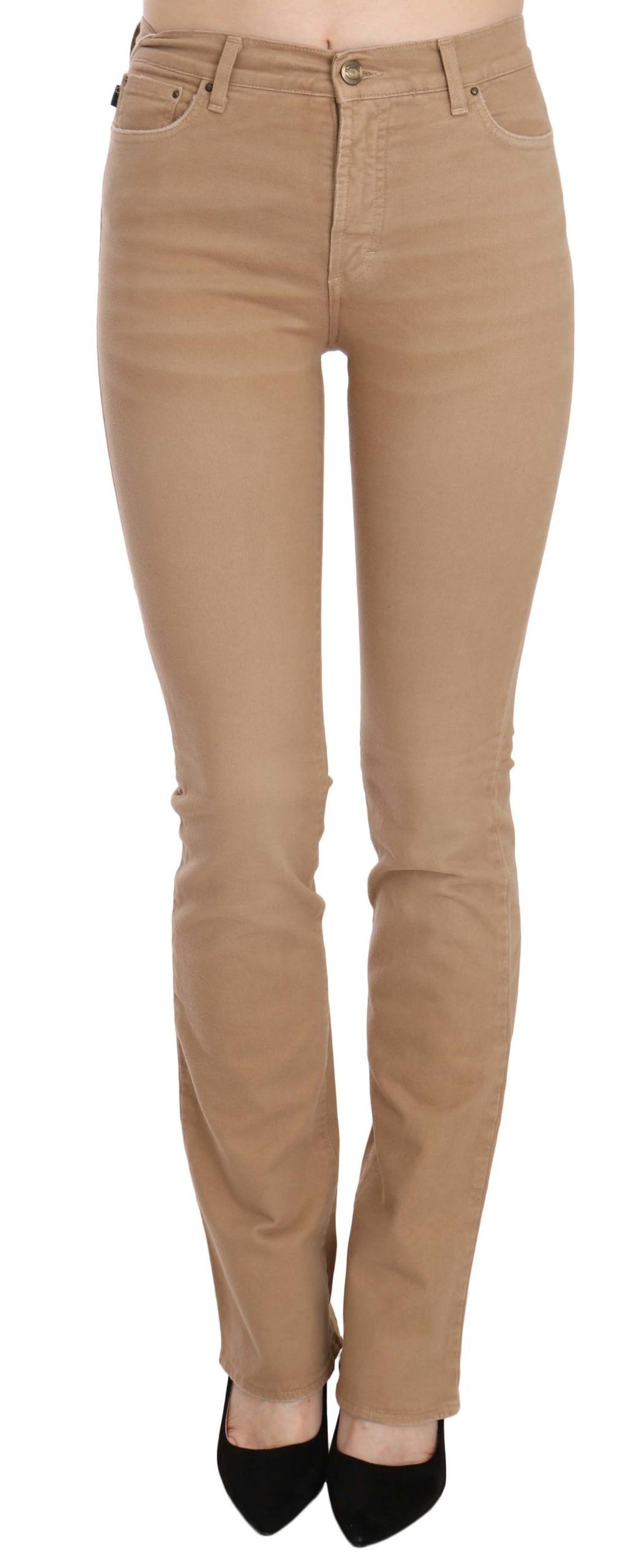 Just Cavalli Brown Skinny Pants for Women