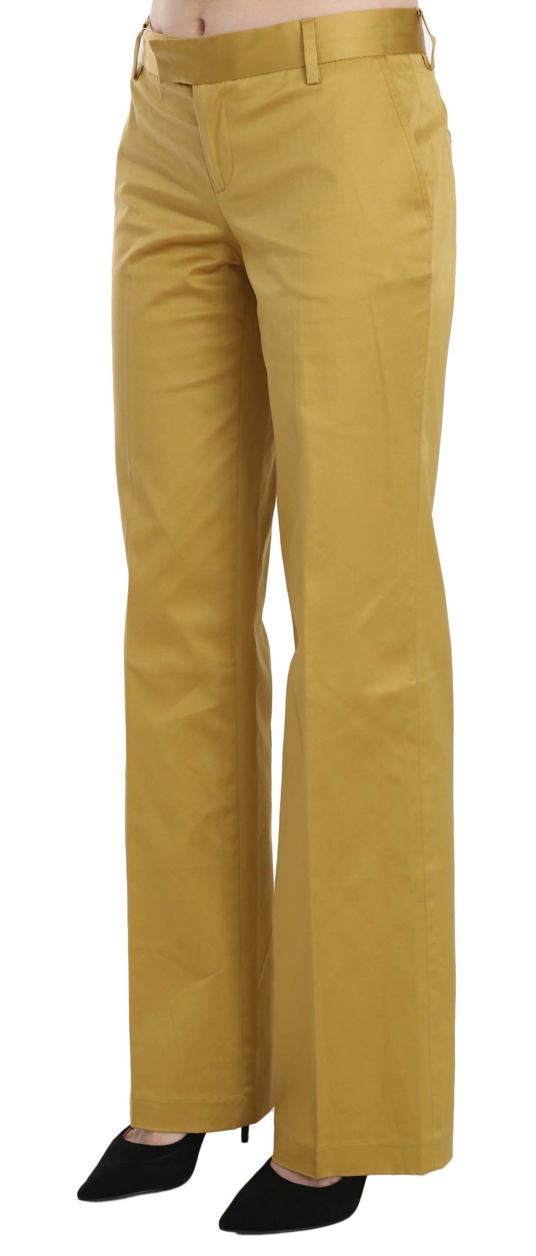 Just Cavalli Yellow Casual Pants for Women detail view