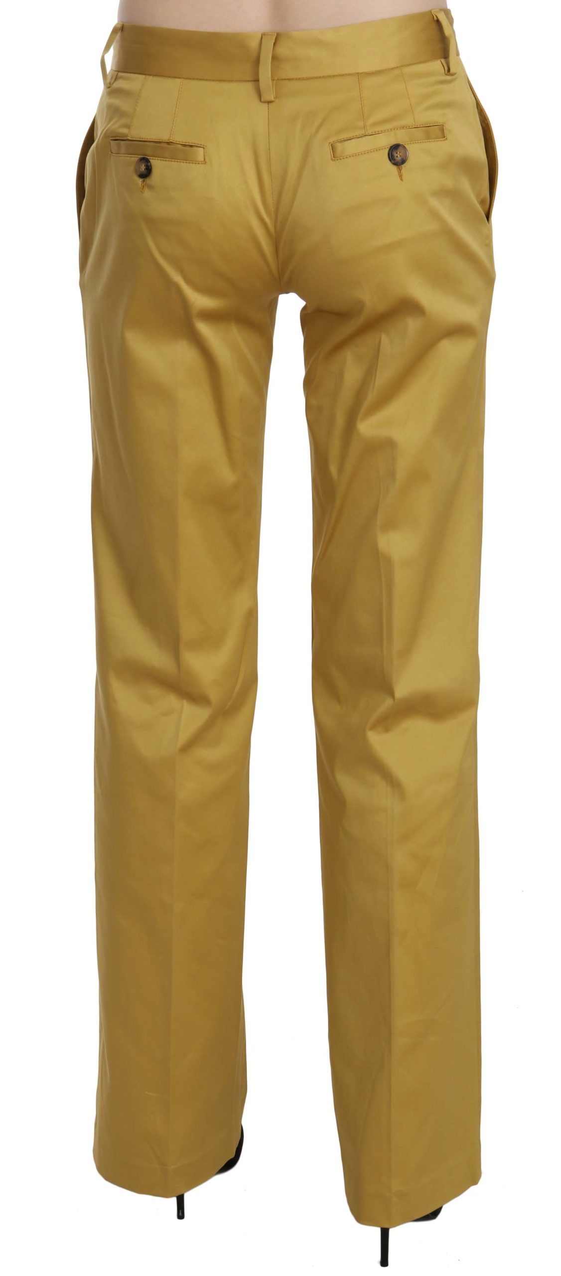 Just Cavalli Yellow Casual Pants for Women side view
