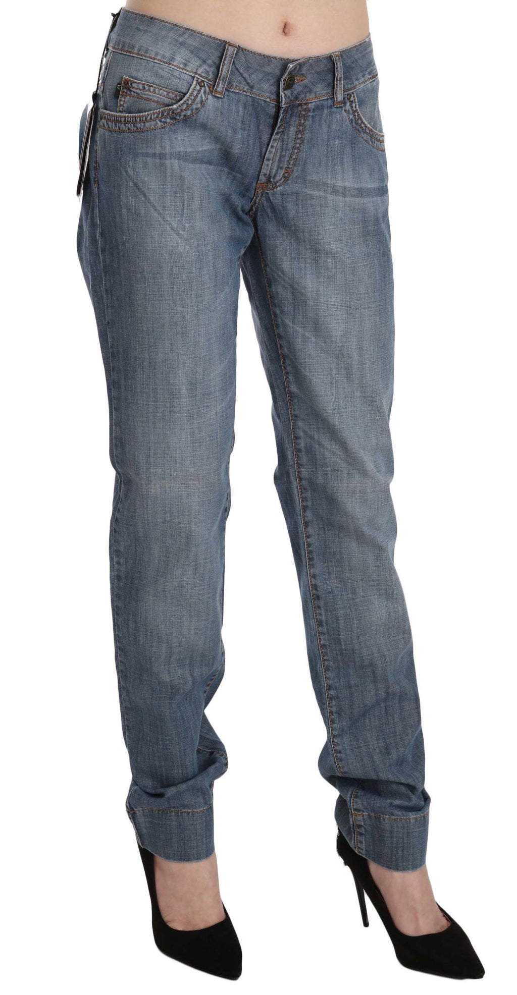 Just Cavalli Blue Slim Fit Jeans for Women alternate view