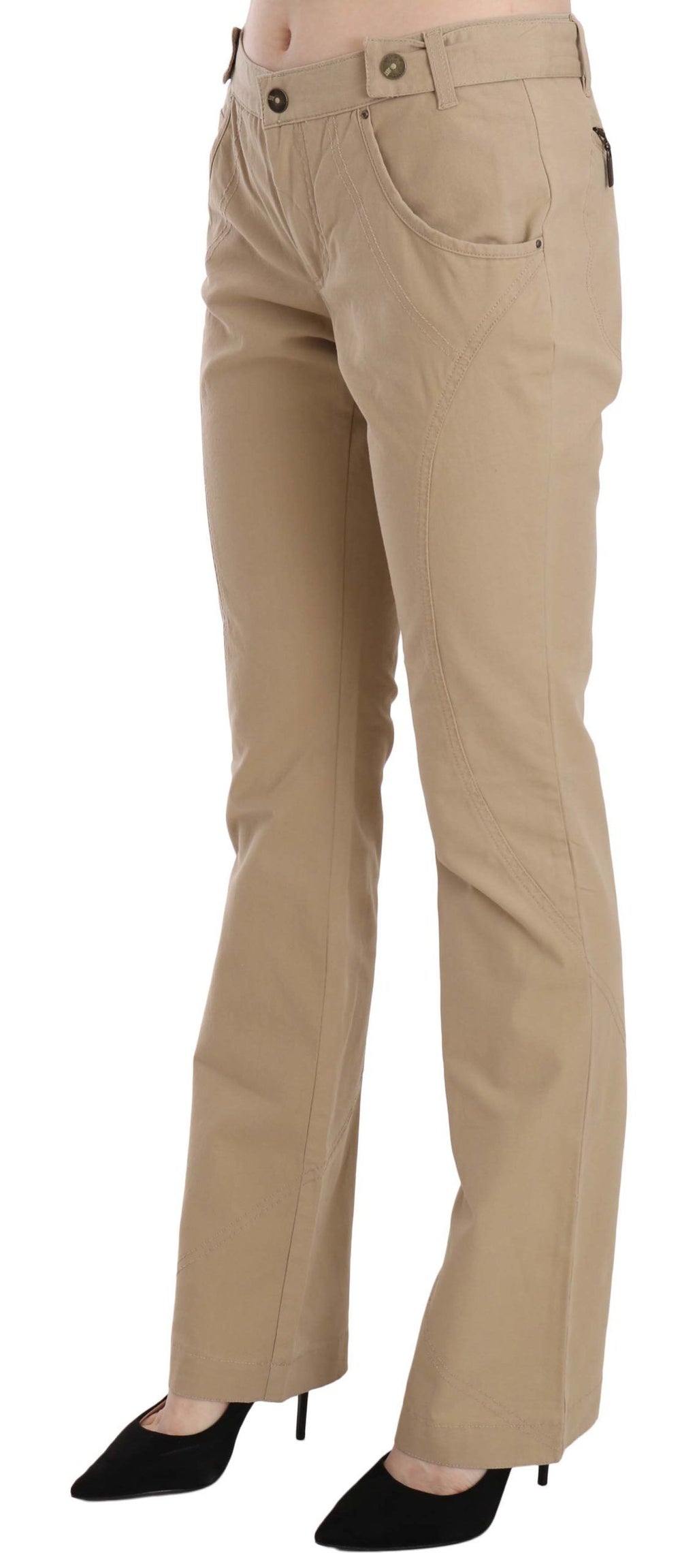 Just Cavalli Beige Casual Pants for Women alternate view