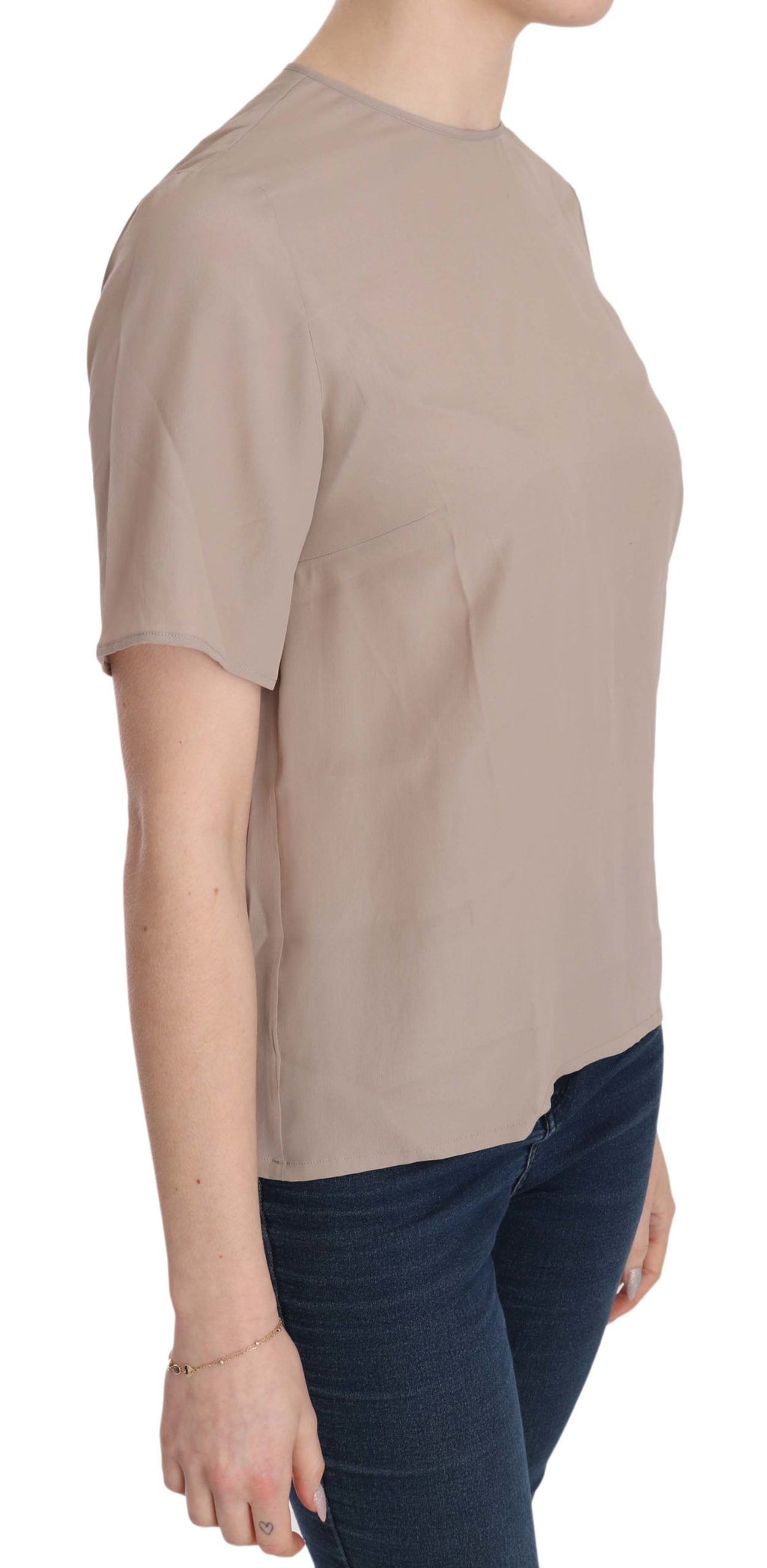 Dolce & Gabbana Beige T-Shirt for Women side view